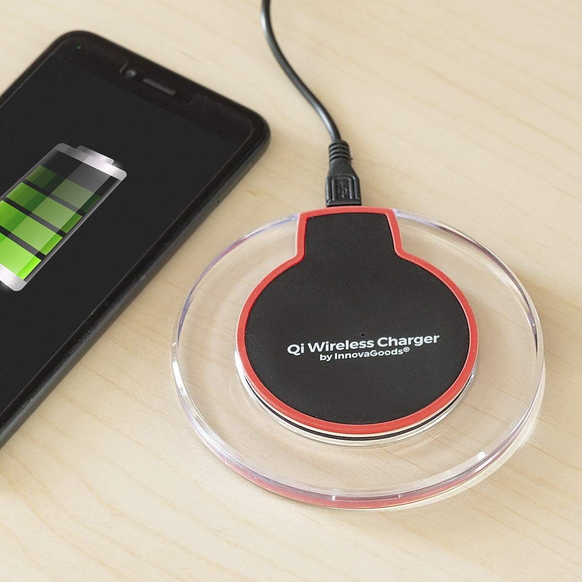 Kabelloses Ladegerät InnovaGoods IG813239 Smartphone (Restauriert C) - Thumbnail 3