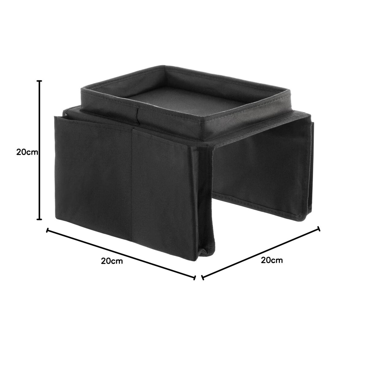 Ablage für das Sofa mit Fächern für Fernbedienungen InnovaGoods (Restauriert B) - Thumbnail 3
