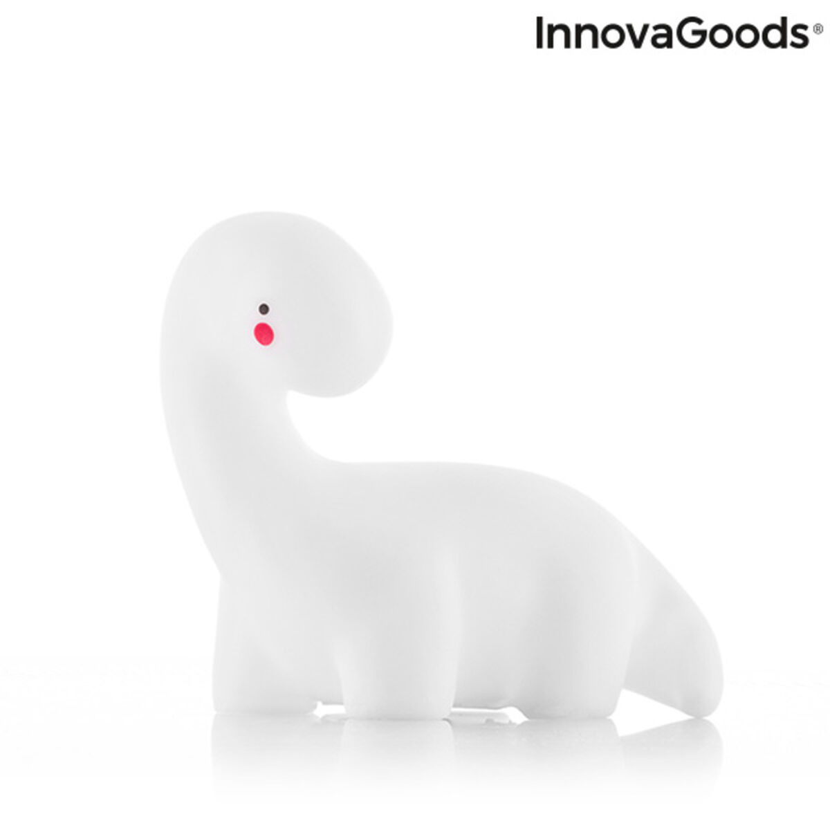 Dinosaurus Veelkleurige LED-lamp Lightosaurus InnovaGoods IG815318 Wit Lijmen (Refurbished B)