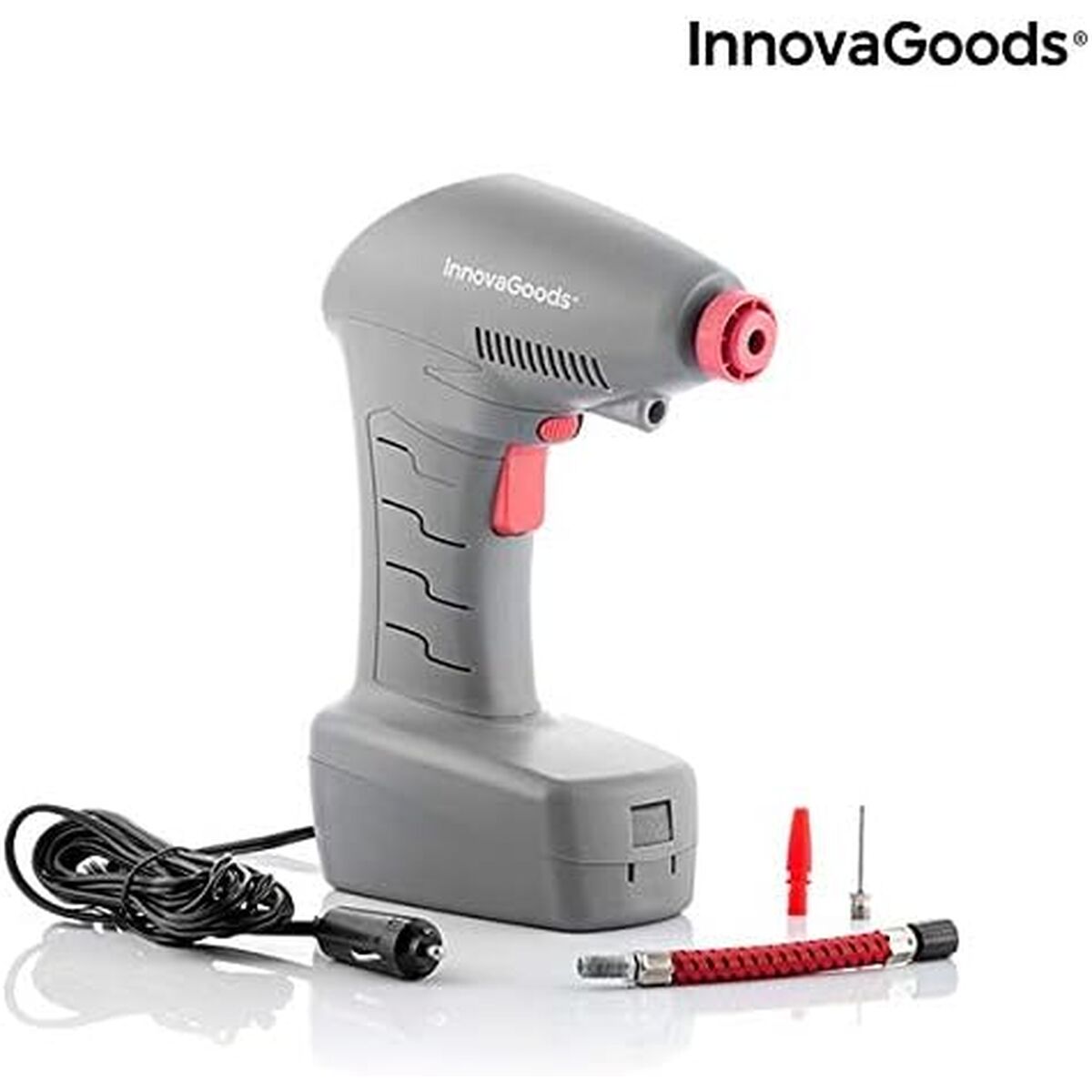 Tragbarer Luftkompressor mit LED InnovaGoods IG815783 100 W 10 kg (Restauriert A) - Thumbnail 3