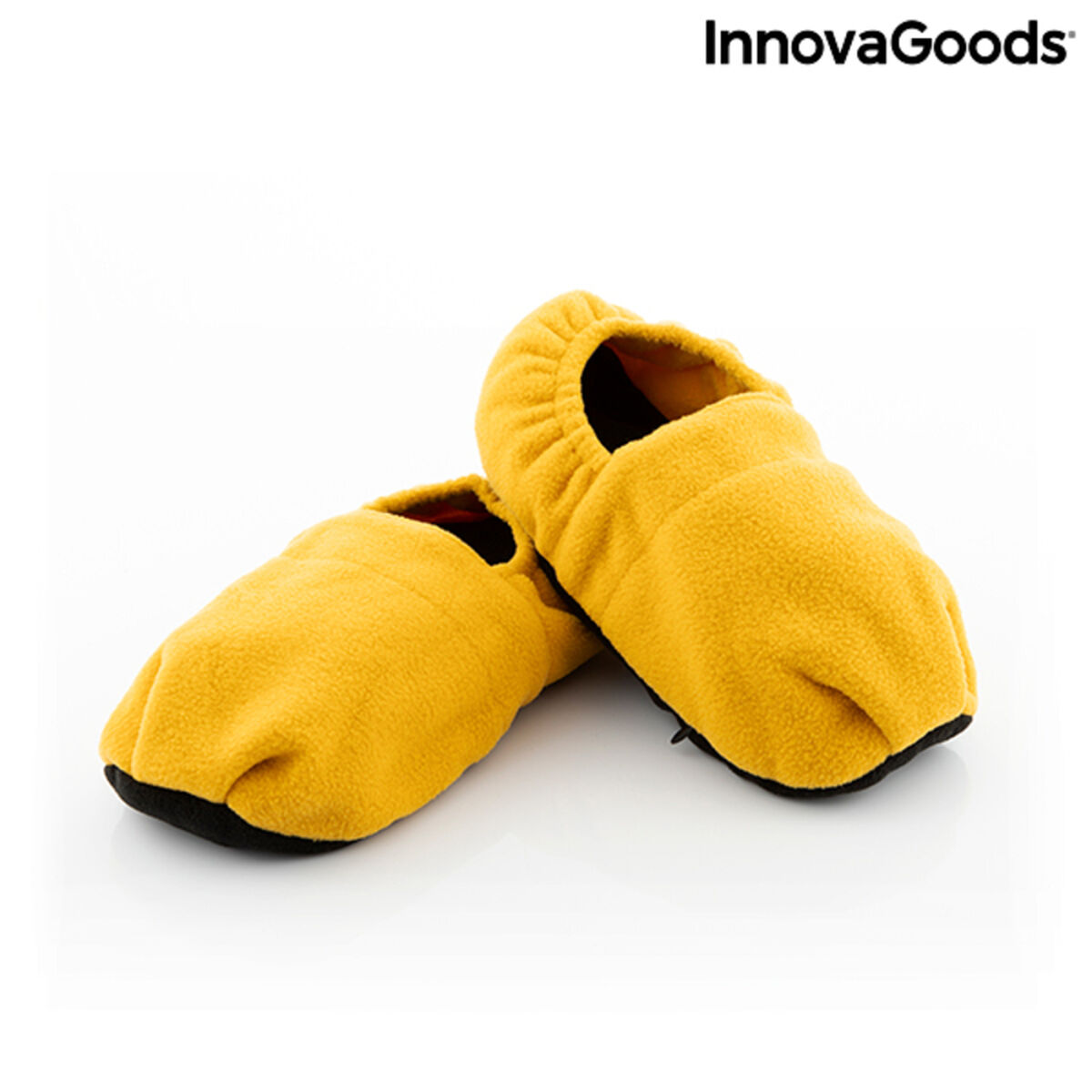 Pantofole Riscaldabili in Microonde InnovaGoods Senape
