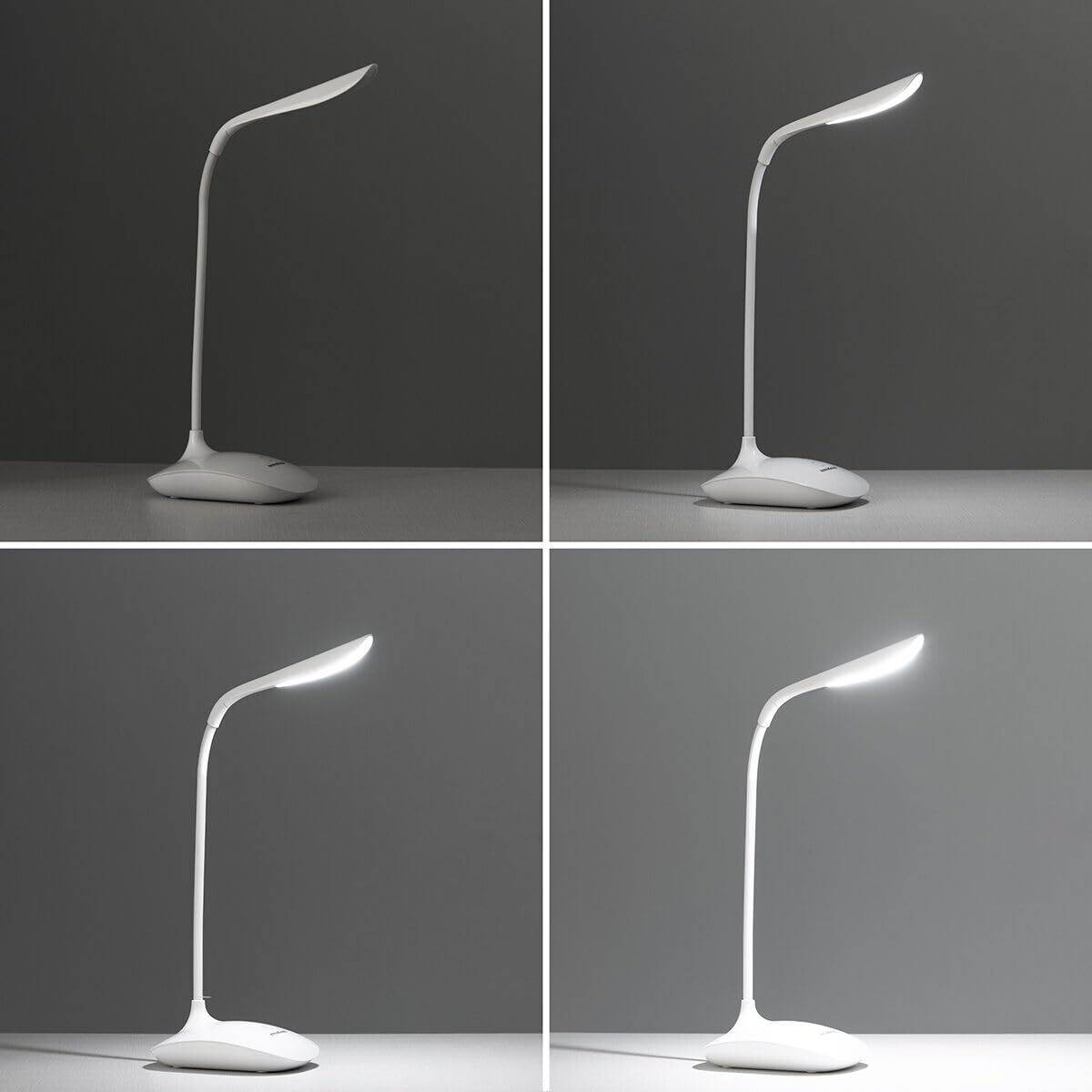 Wiederaufladbare Touch-LED-Tischlampe InnovaGoods Lum2Go Weiß 3,7 V (Restauriert B) - Thumbnail 5