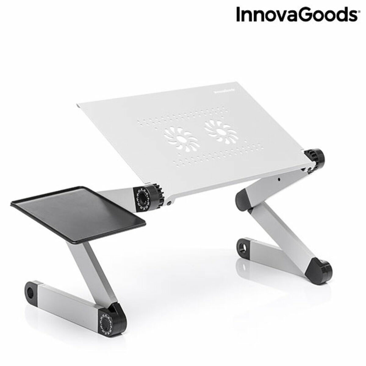 Adjustable Multi-position Laptop Table Omnible Iceberg V0103206 Aluminium (Refurbished A) Picture of Adjustable Multi-position Laptop Table Omnible Iceberg V0103206 Aluminium (Refurbished A)