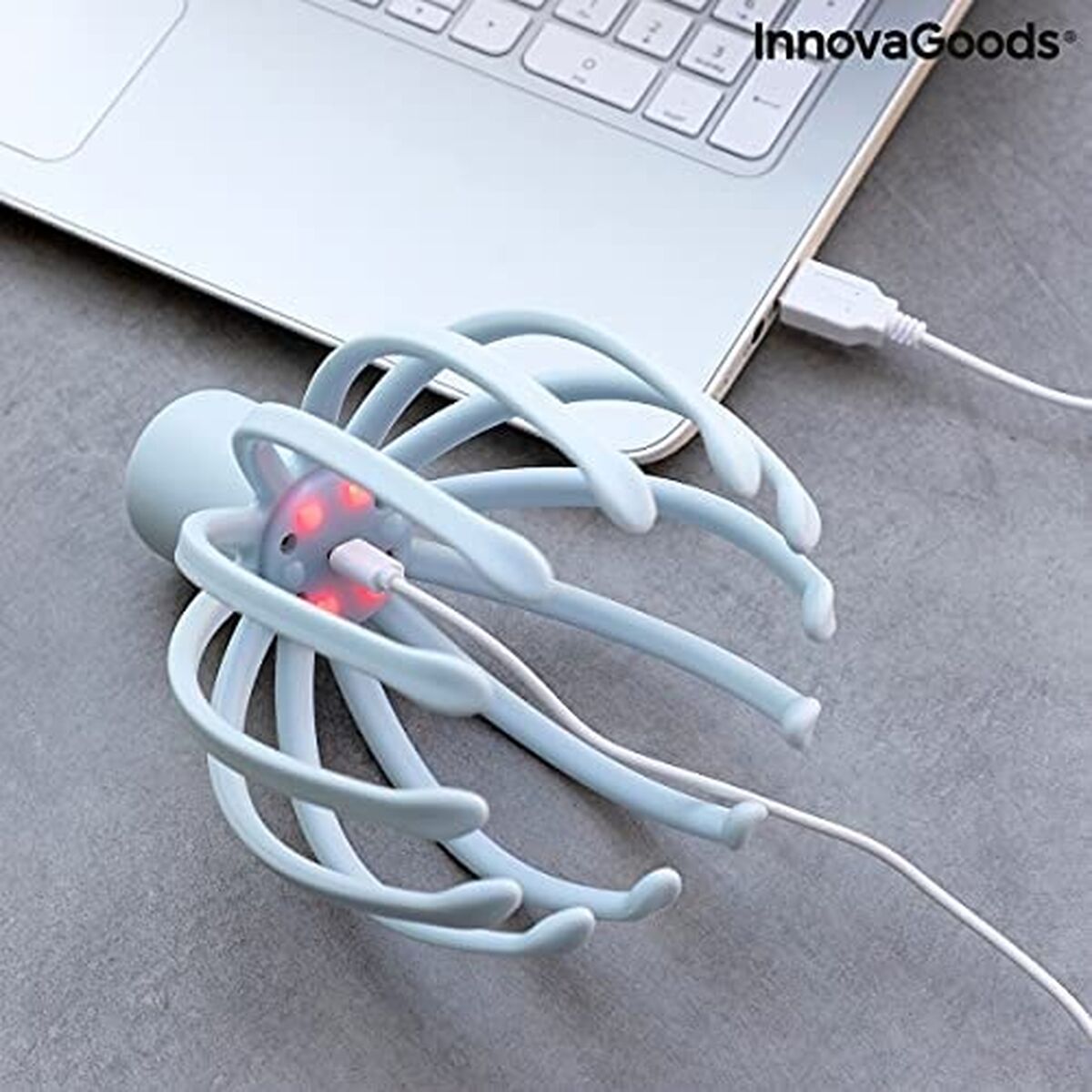 Wiederaufladbares Kopfmassagegerät Helax InnovaGoods Modelo Helax (Restauriert B) - Thumbnail 6