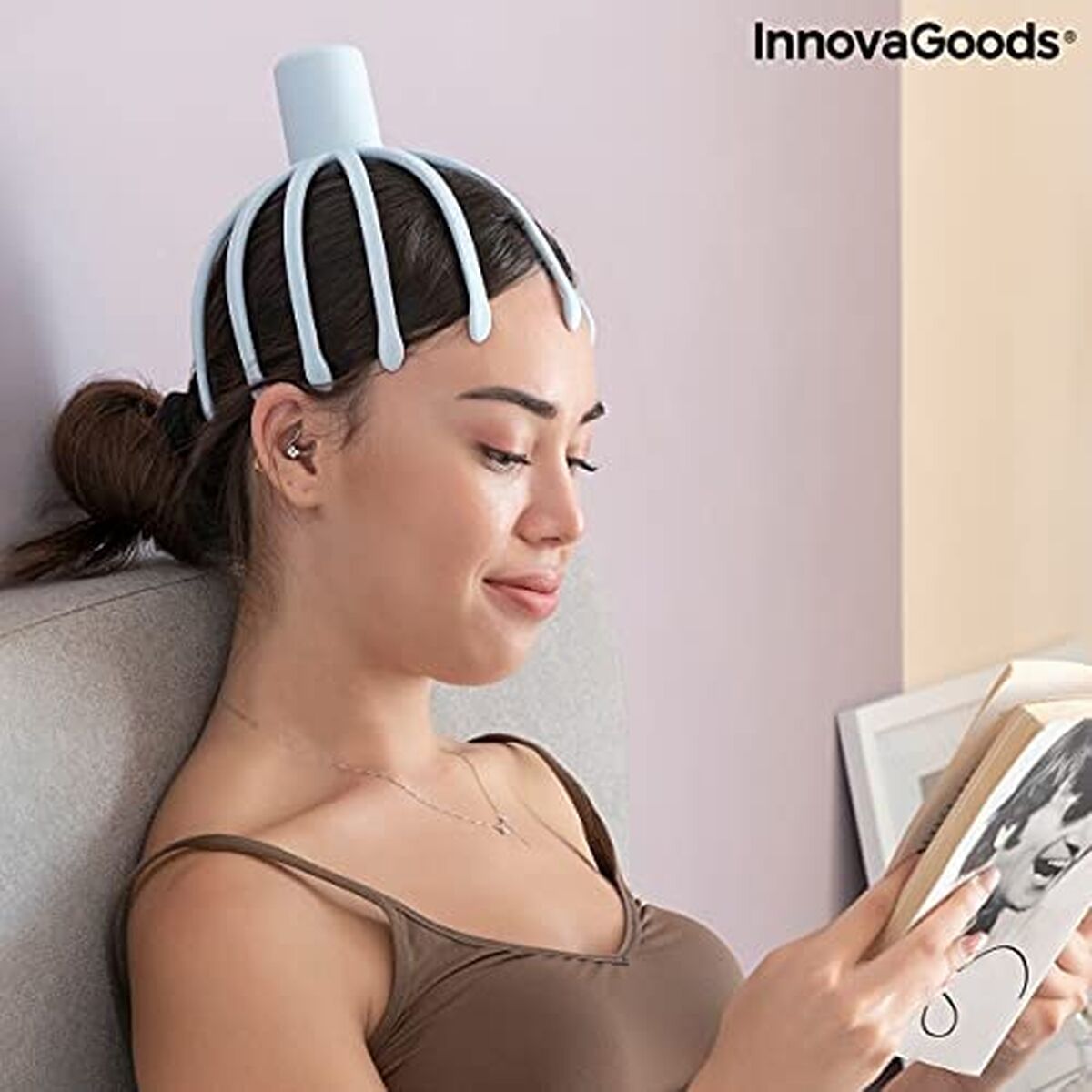 Wiederaufladbares Kopfmassagegerät Helax InnovaGoods Modelo Helax (Restauriert B) - Thumbnail 5