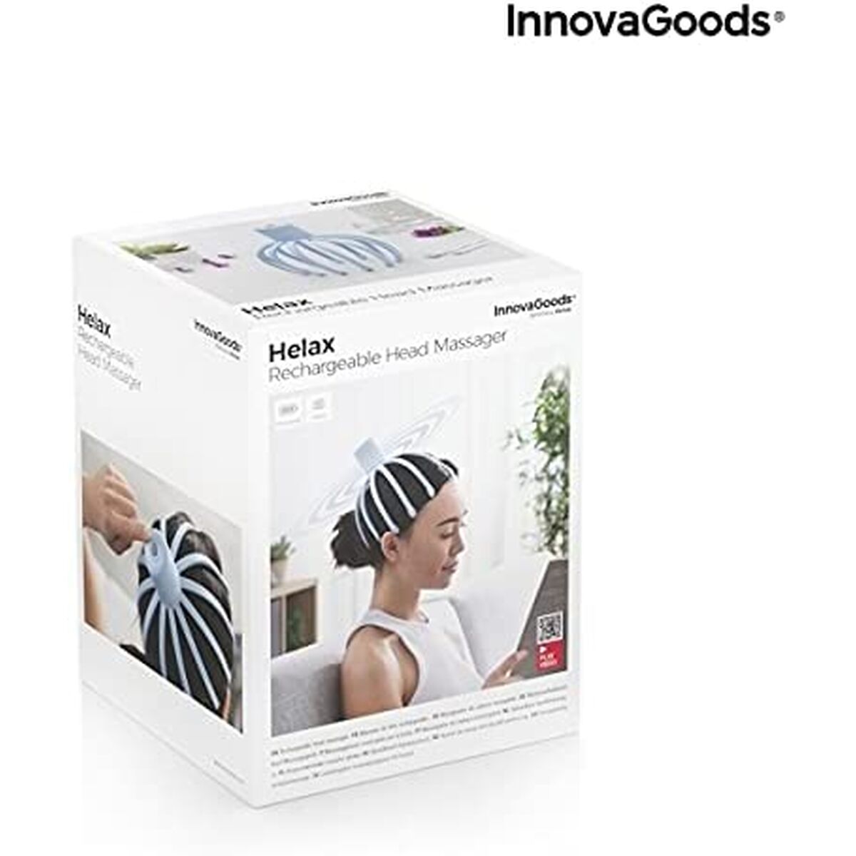 Wiederaufladbares Kopfmassagegerät Helax InnovaGoods Modelo Helax (Restauriert B) - Thumbnail 2