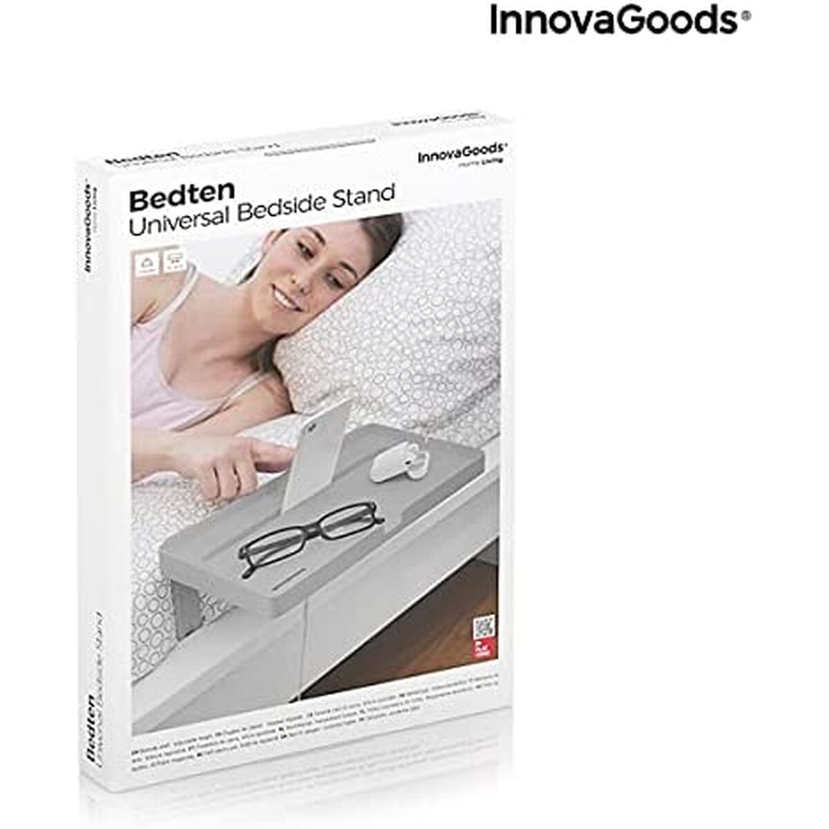Universal-Bettablage InnovaGoods Grau Metall (Restauriert A) - Thumbnail 2