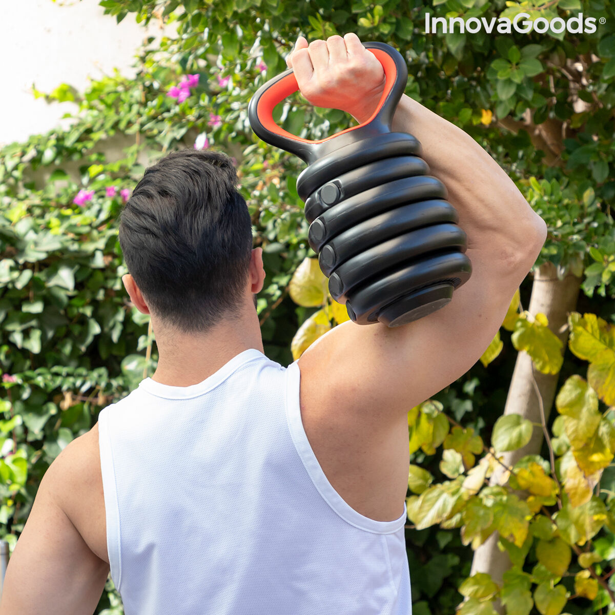 6 in 1 Verstellbarer Hantelsatz mit Trainingsanleitung Sixfit InnovaGoods   Eisen (Restauriert B) - Thumbnail 4