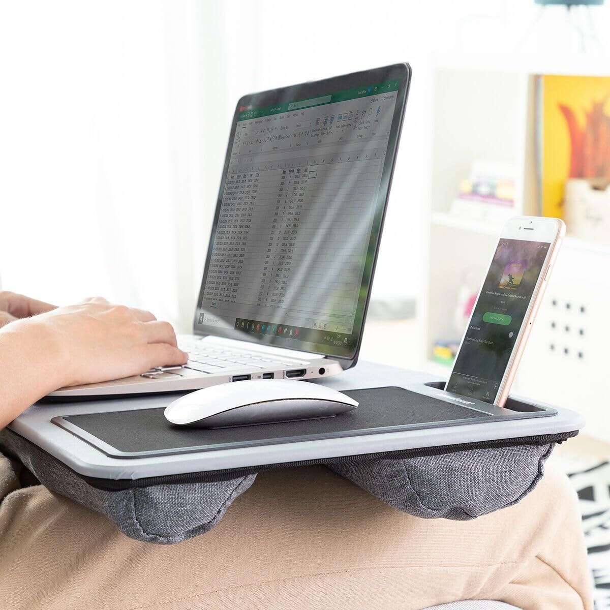 Laptop-Tisch mit XL-Kissen Iceberg DESKION (Restauriert B) - Thumbnail 8