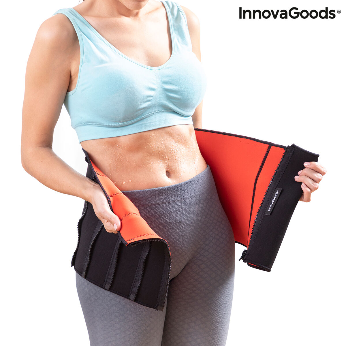 Afslankende Sportriem met sauna-effect Redle InnovaGoods (Refurbished A)