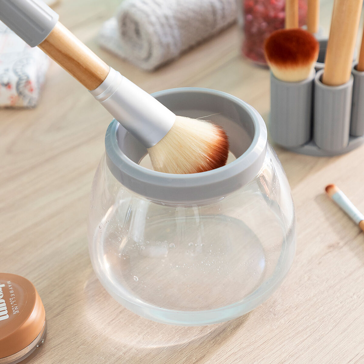 Automatischer Make-up-Pinselreiniger und -trockner InnovaGoods (Restauriert A) - Thumbnail 2