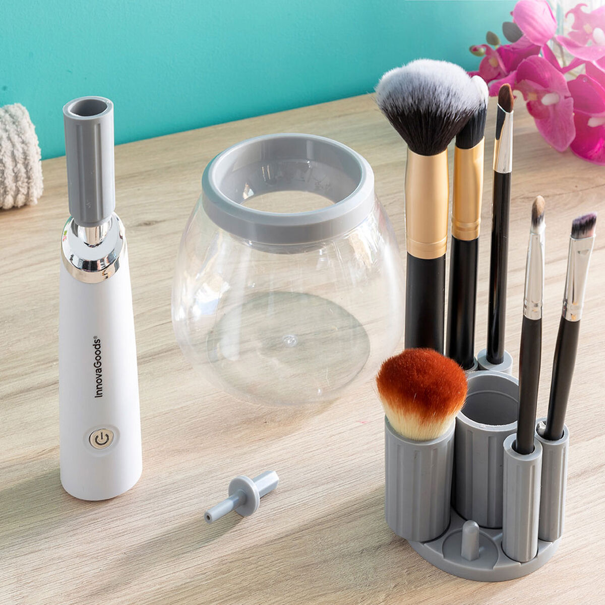Automatischer Make-up-Pinselreiniger und -trockner InnovaGoods (Restauriert A) - Thumbnail 7