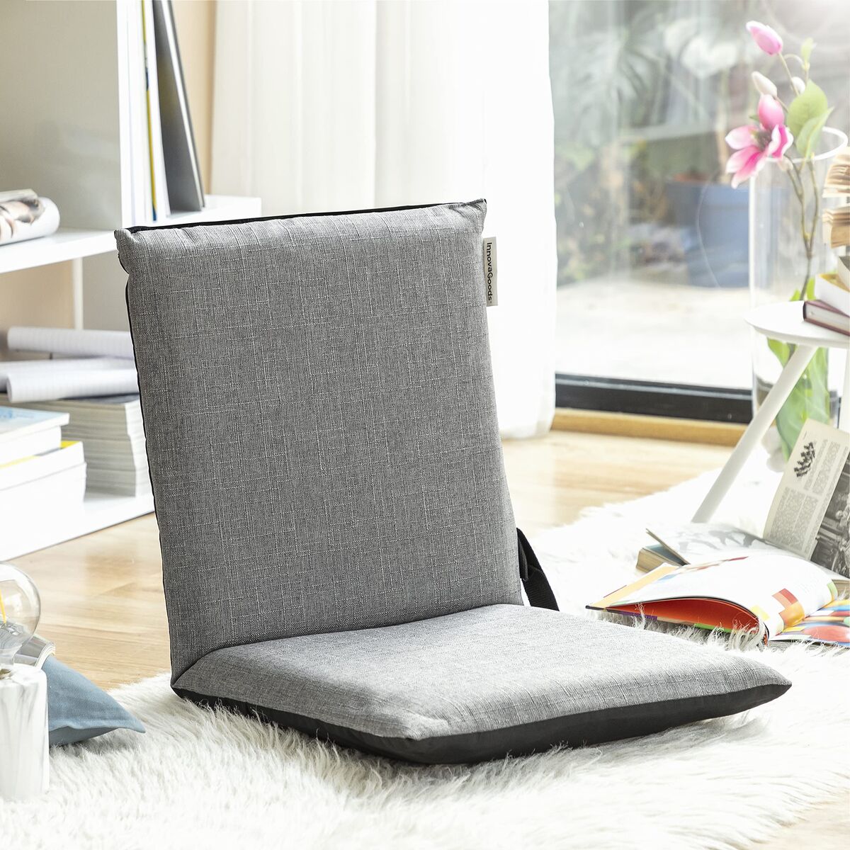 Verstellbarer Bodensitz Sitinel InnovaGoods Sitinel Schwarz Grau (Restauriert A) - Thumbnail 5