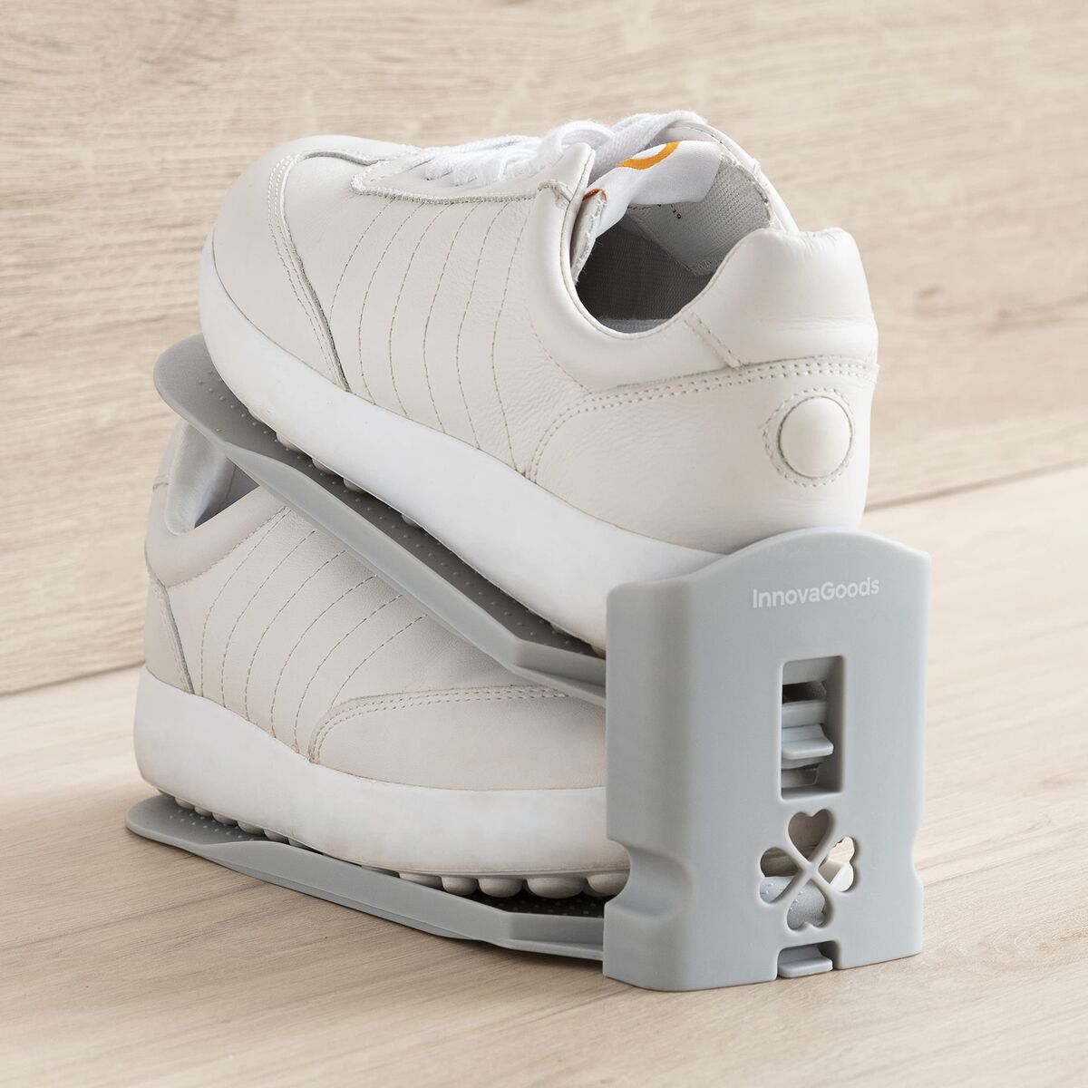 Verstellbarer Schuhhalter InnovaGoods Grau Kunststoff 6 Stück (Restauriert A) - Thumbnail 4