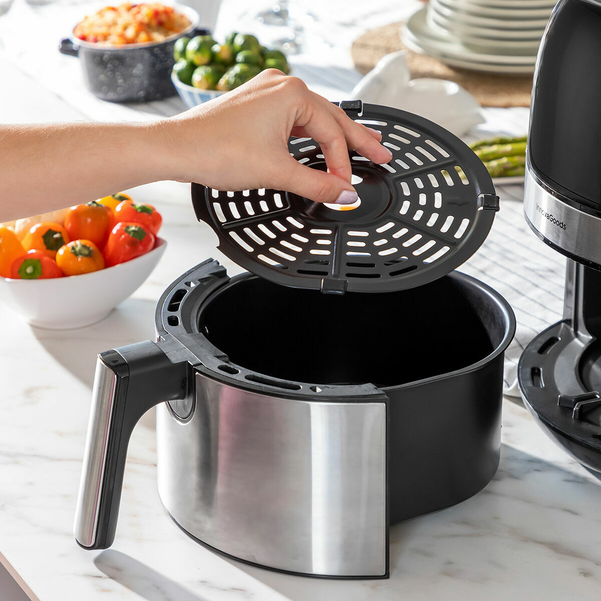 Luchtfriteuse InnovaGoods Zwart 1400 W 3,5 L Roestvrij staal (Refurbished B)