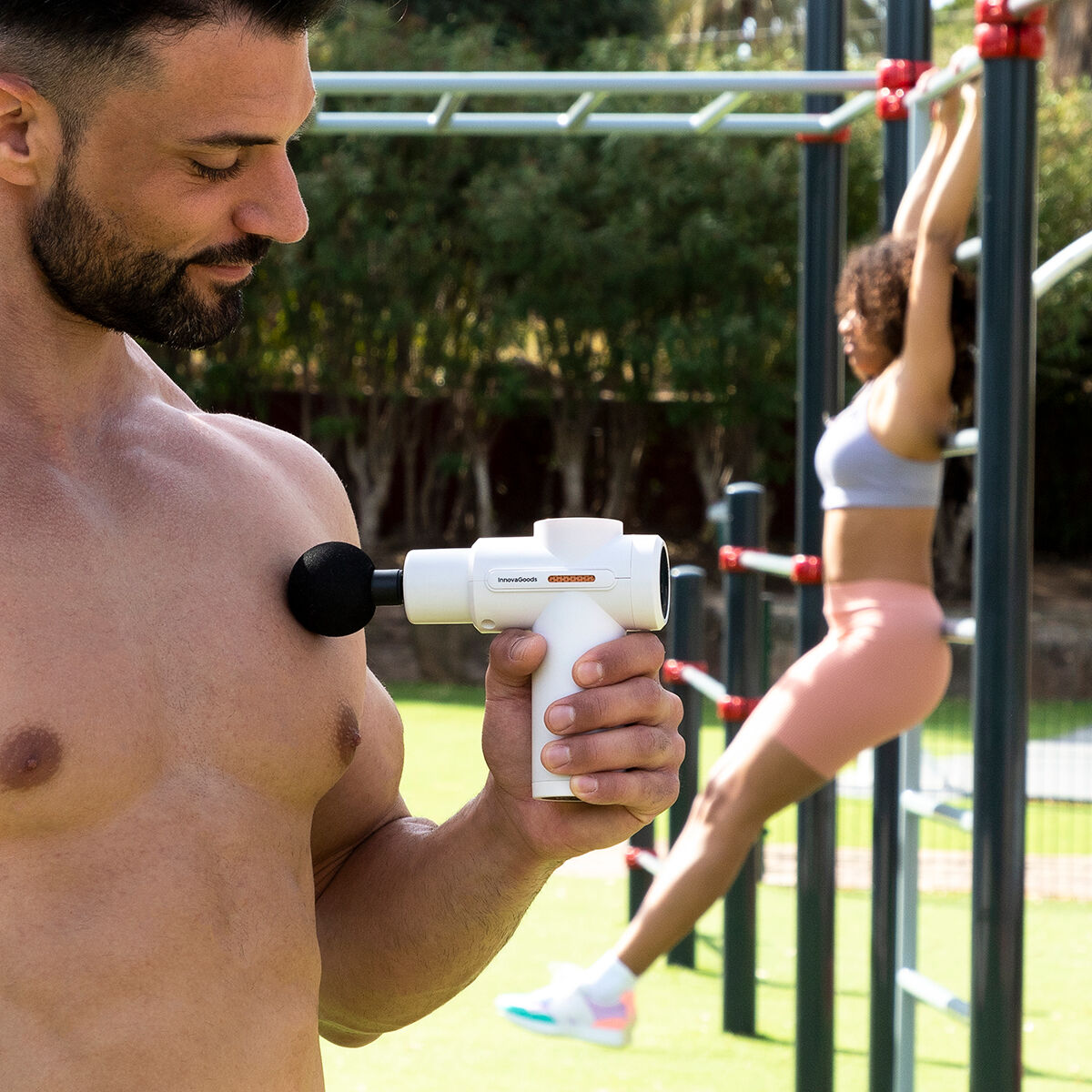Muskel-Massagepistole mit Wärme und Kälte Hokgun InnovaGoods - Thumbnail 7