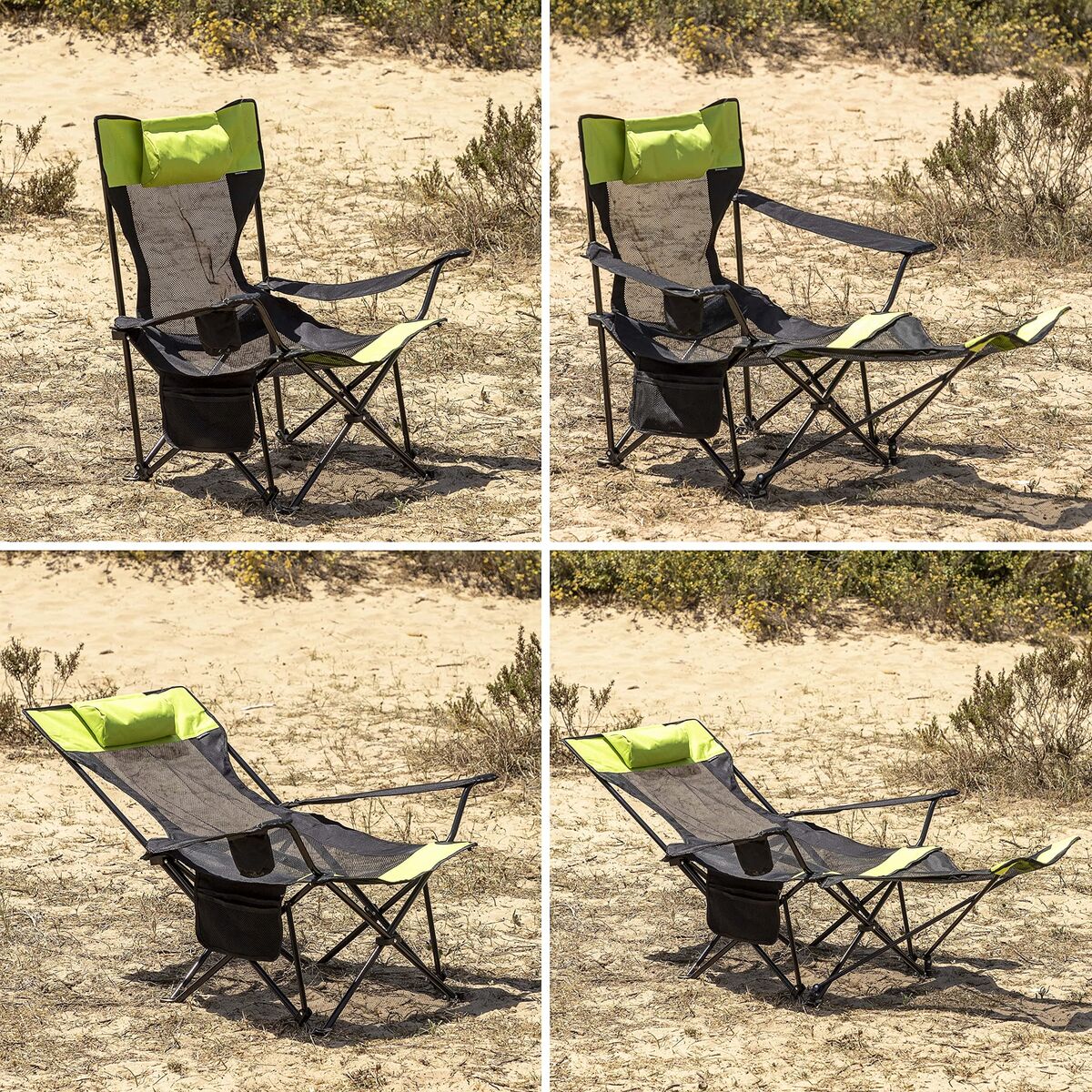 Klappbarer Camping-Liegestuhl InnovaGoods (Restauriert B) - Thumbnail 2