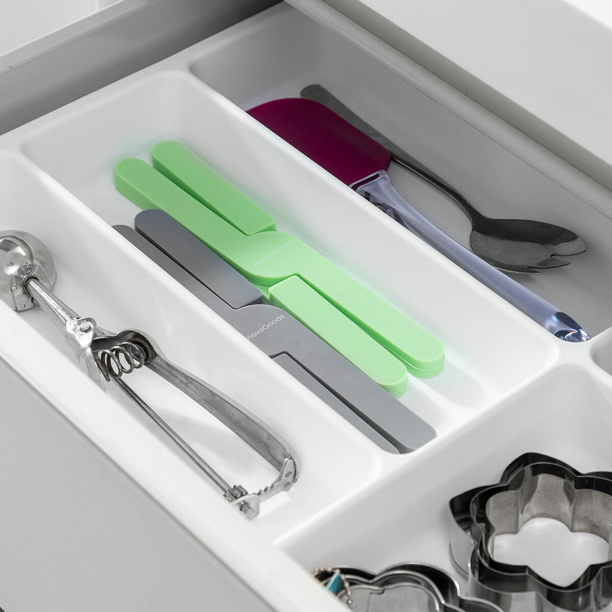 Individuele opvouwbare siliconen onderzetters Folvet InnovaGoods Siliconen 2 Stuks (Refurbished B)