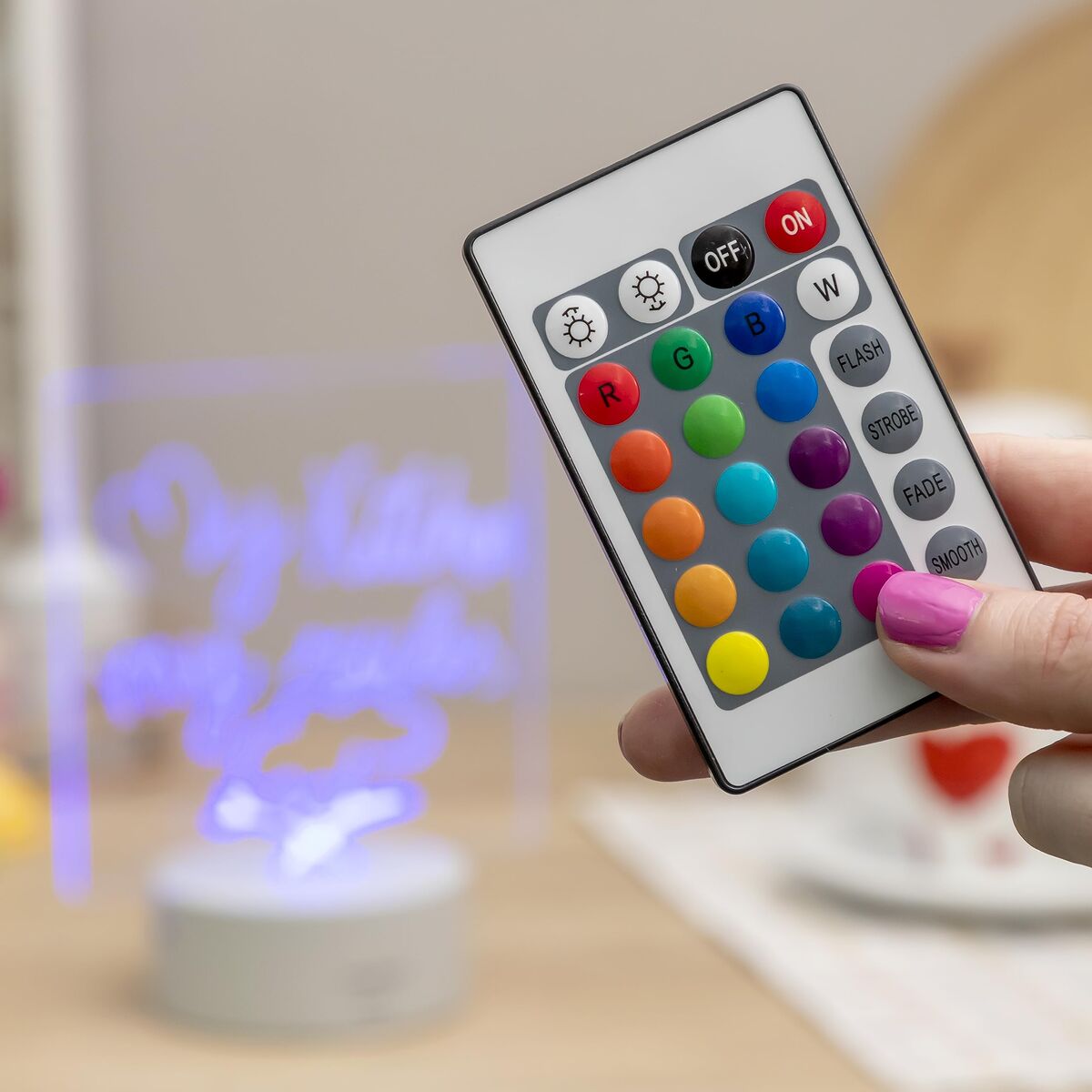 LED Notiz- und Nachrichtentafel InnovaGoods Grau Durchsichtig (Restauriert B) - Thumbnail 4
