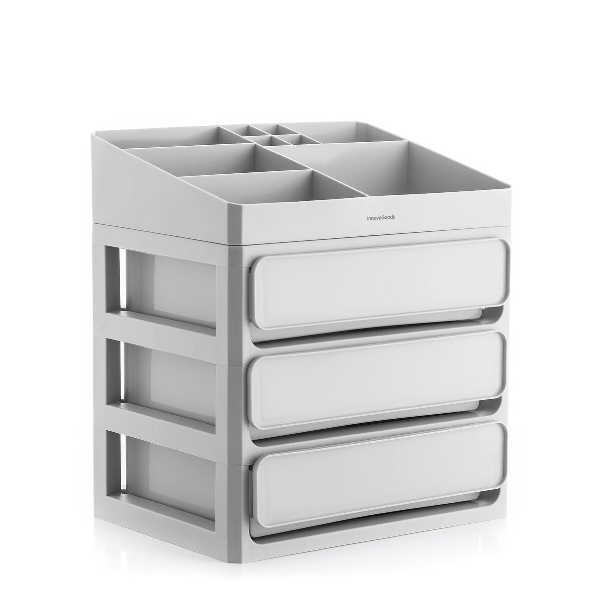 Make-up organizer InnovaGoods Grau Polypropylen (Restauriert A) - Thumbnail 8