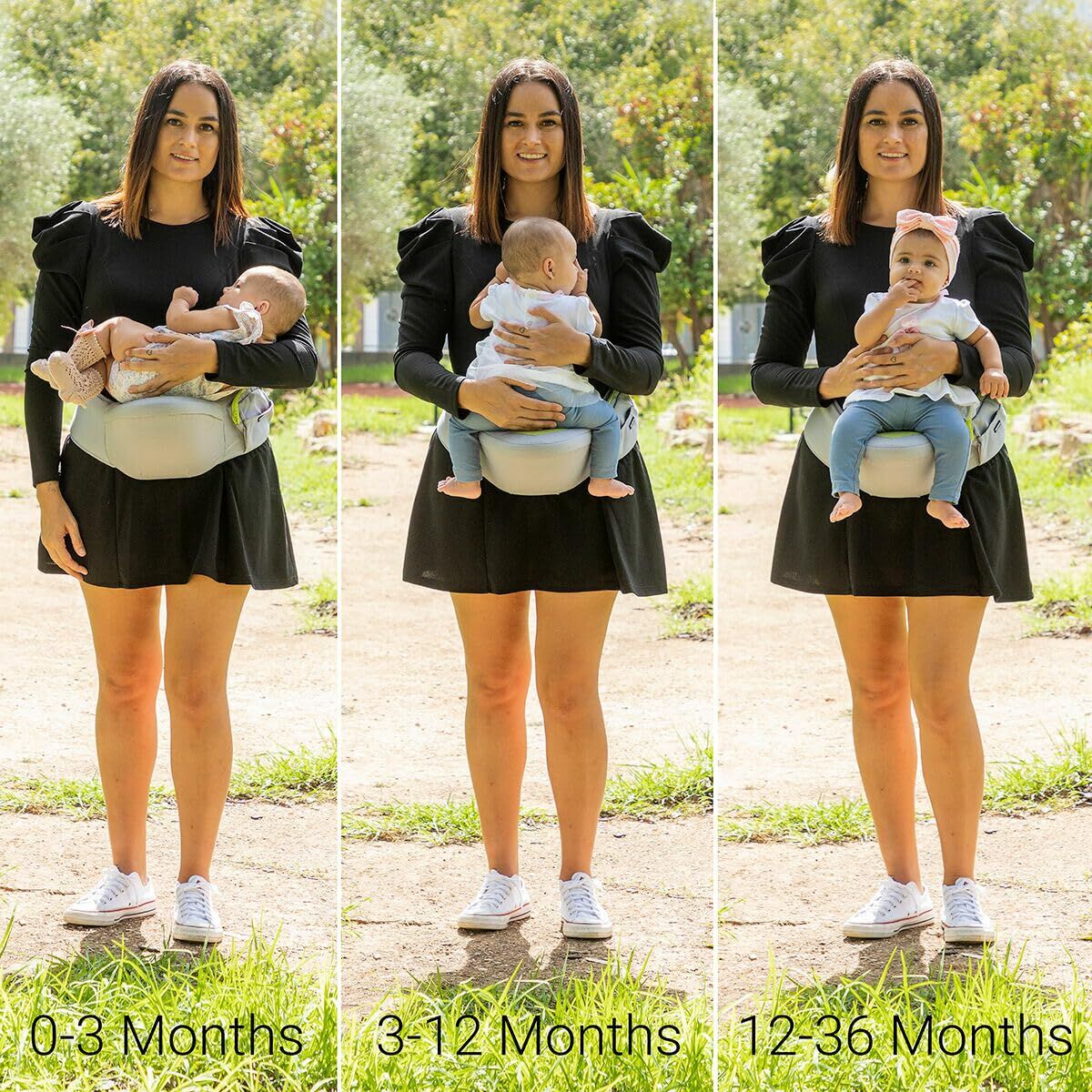 Anpassungsfähige Babytrage mit 2 Taschen InnovaGoods (Restauriert C) - Thumbnail 6