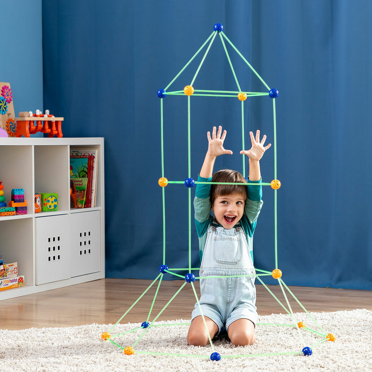 Bouwpakket voor kinderen Builkitt InnovaGoods 155 Onderdelen (Refurbished B)