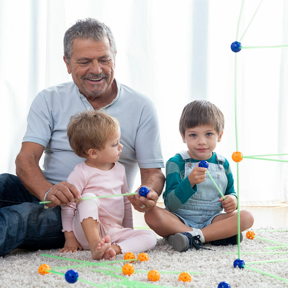Bouwpakket voor kinderen Builkitt InnovaGoods 155 Onderdelen (Refurbished B)