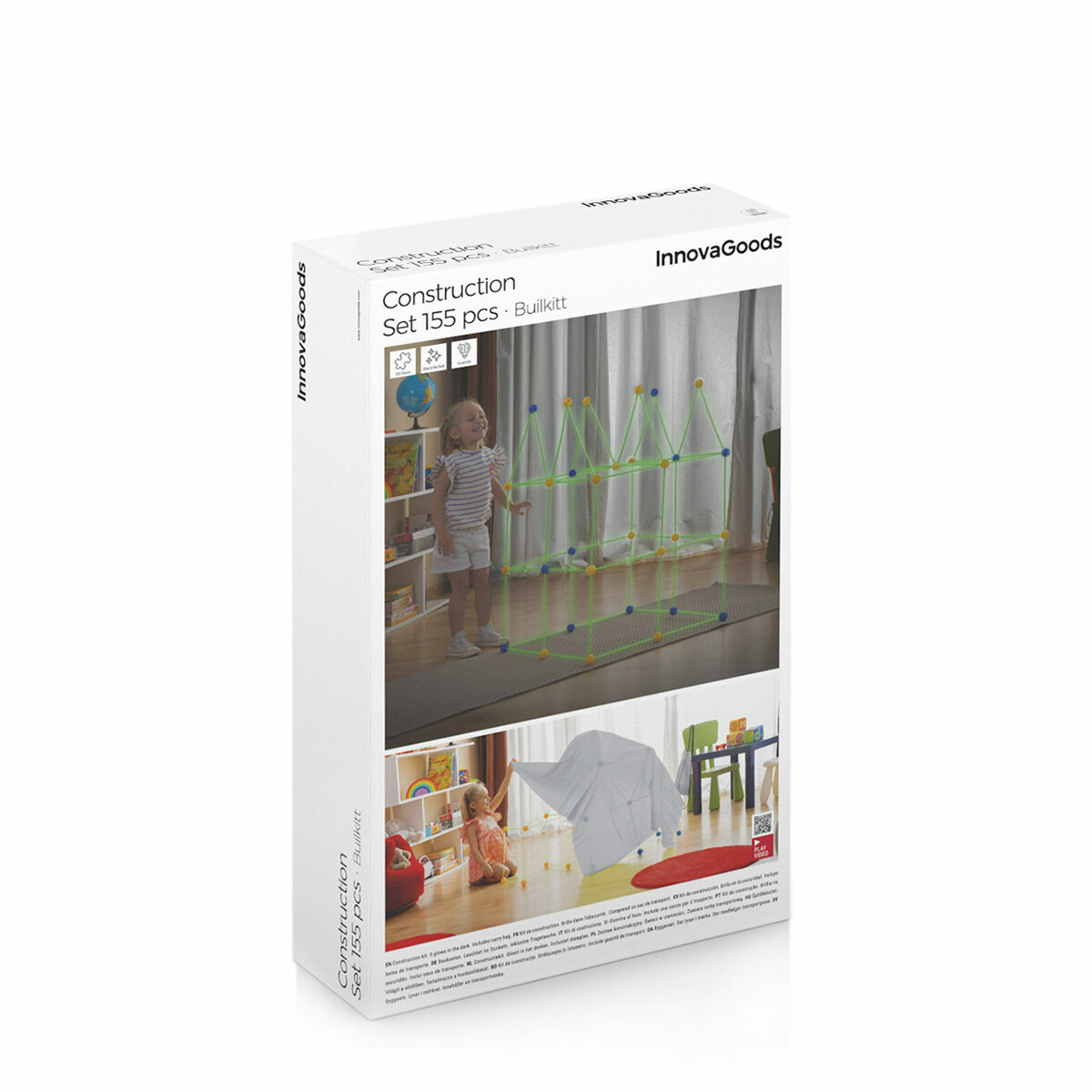 Bouwpakket voor kinderen Builkitt InnovaGoods 155 Onderdelen (Refurbished B)