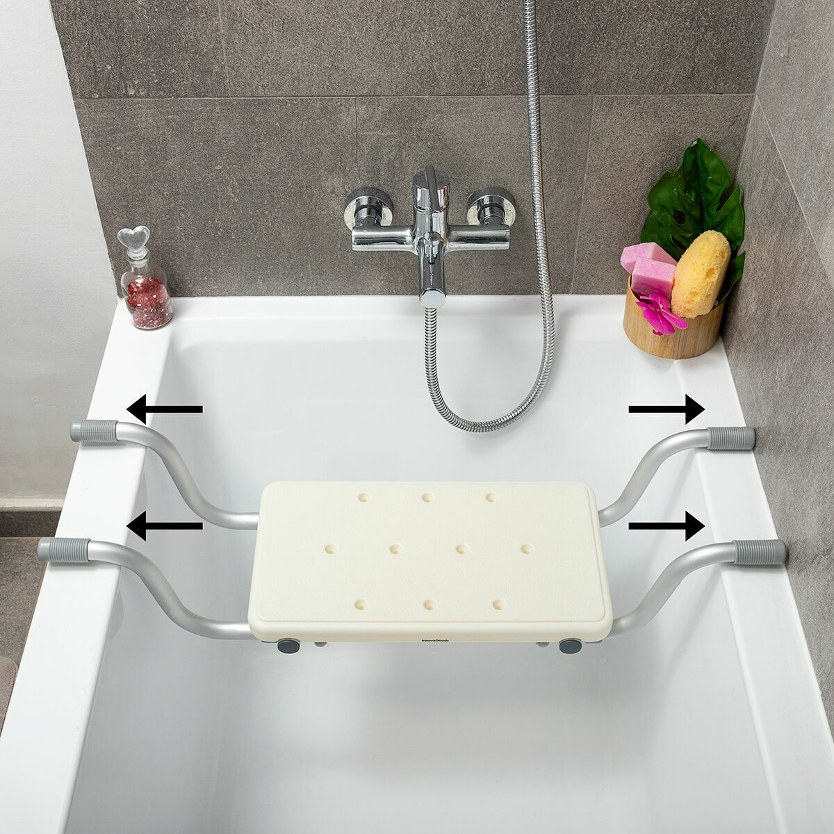 Rutschfester Badewannensitz 2-in-1 Seburett InnovaGoods - Thumbnail 7
