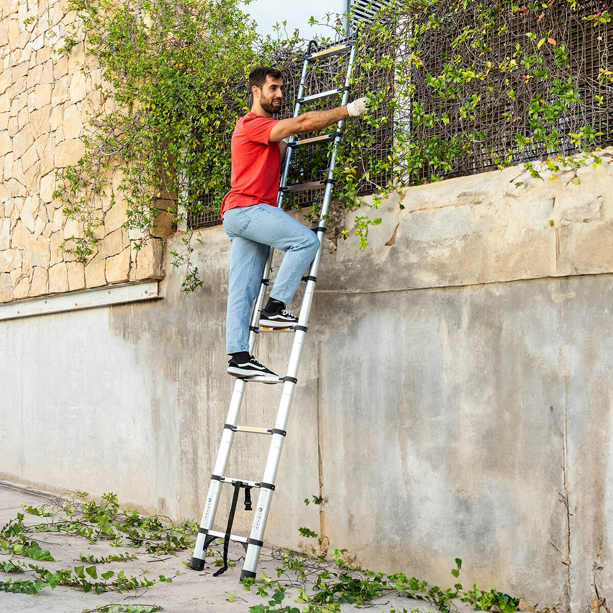 Telescopische ladder Ladescop32 InnovaGoods 3,2 m