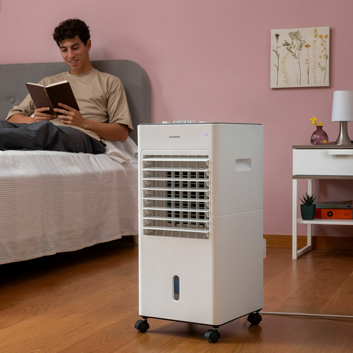 Multifunctionele draagbare verdampende airconditioner Airvecove InnovaGoods 65 W 5 L Wit (Refurbished B)