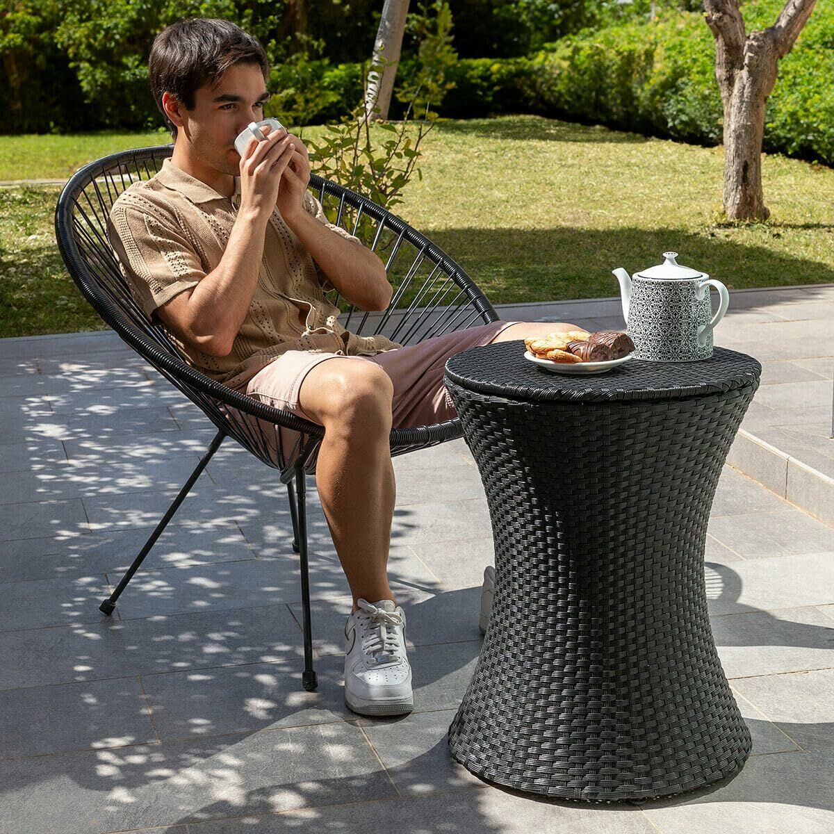 3-in-1 Garten-Kühltisch InnovaGoods (Restauriert B) - Thumbnail 6