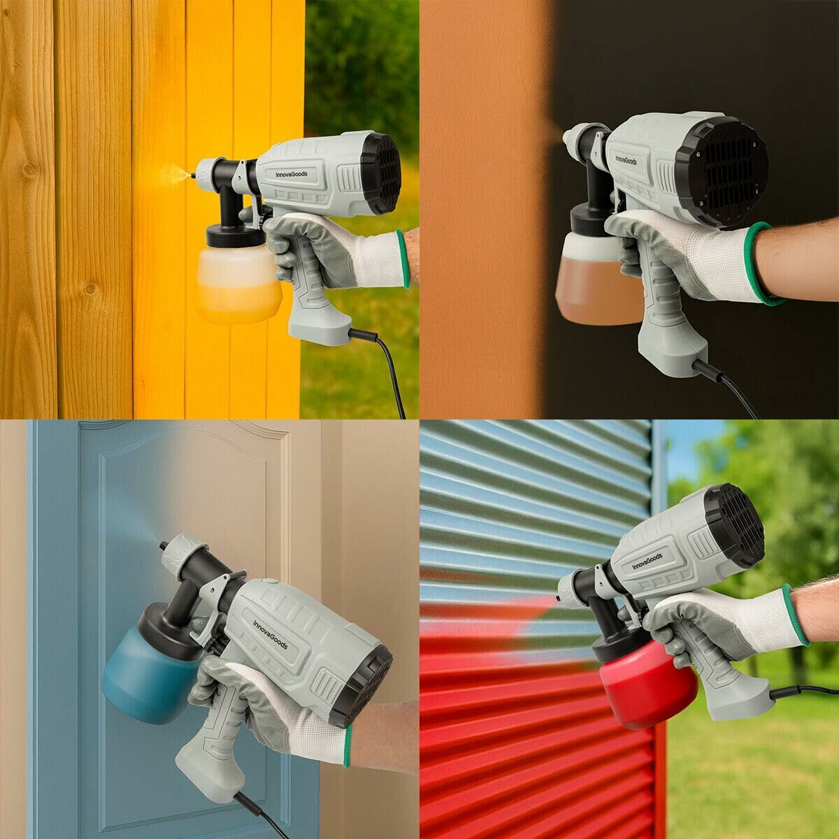 Elektrische Farbspritzpistole InnovaGoods 1 L (Restauriert A) - Thumbnail 8
