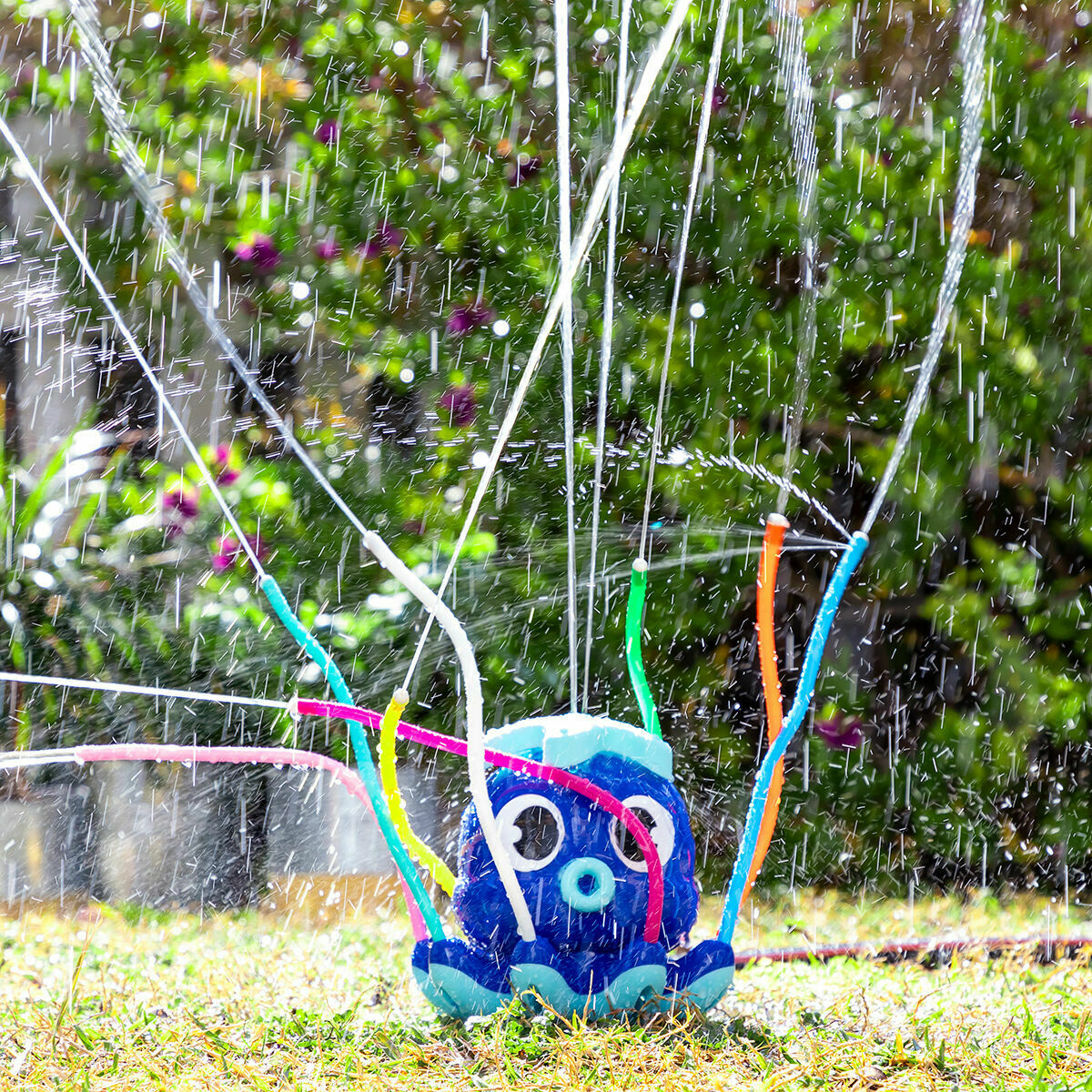 Pack Riesiger aufblasbarer Bumper-Bubble-Ball und Wassersprinkler-Spielzeug InnovaGoods - Thumbnail 3