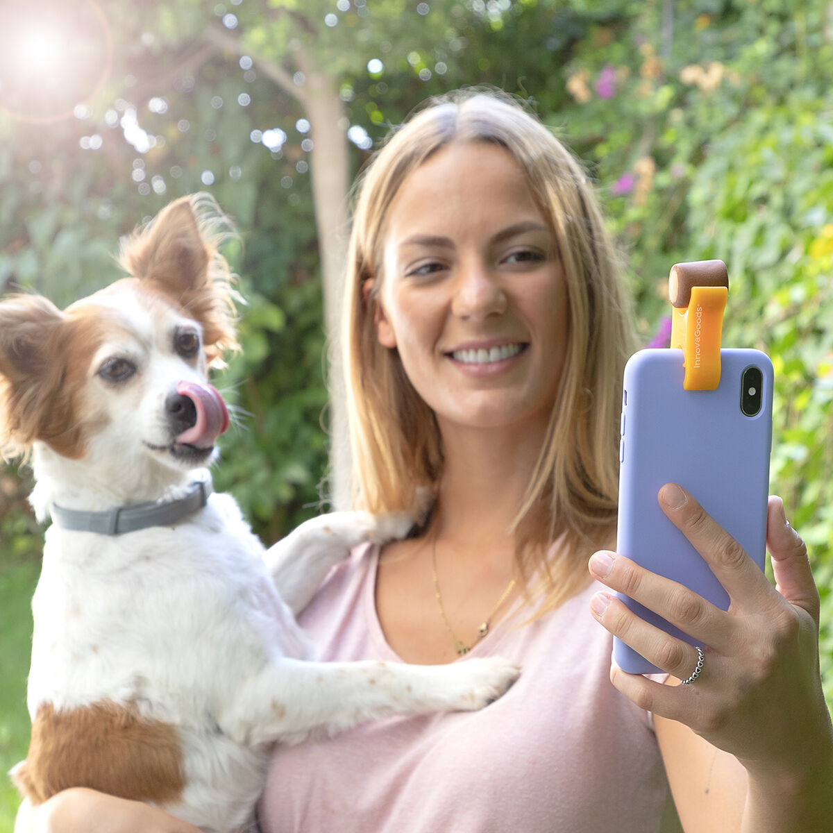 Pack Klammer für Selfies mit Haustieren und Hängematte für Katzen InnovaGoods - Thumbnail 3