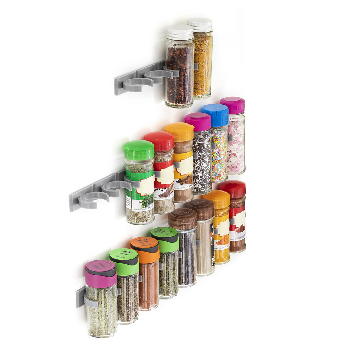 Gewürz Organizer Set Selbstklebend & Teilbar InnovaGoods (2 Stück) - Thumbnail 8