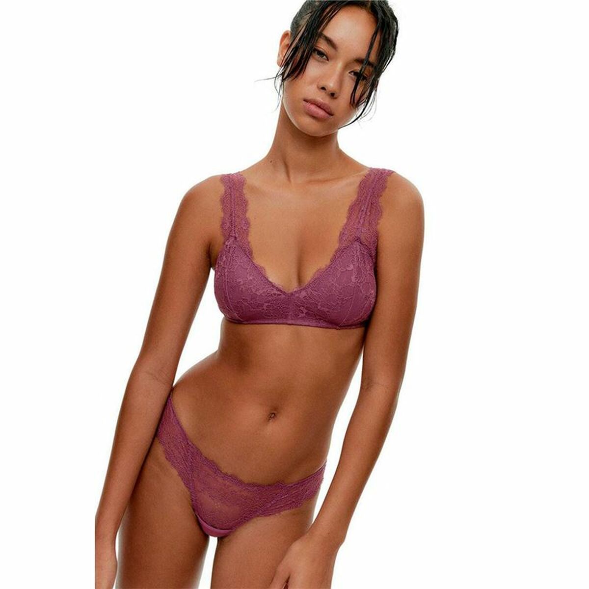 Panties Black Limba Tulipwood Violet