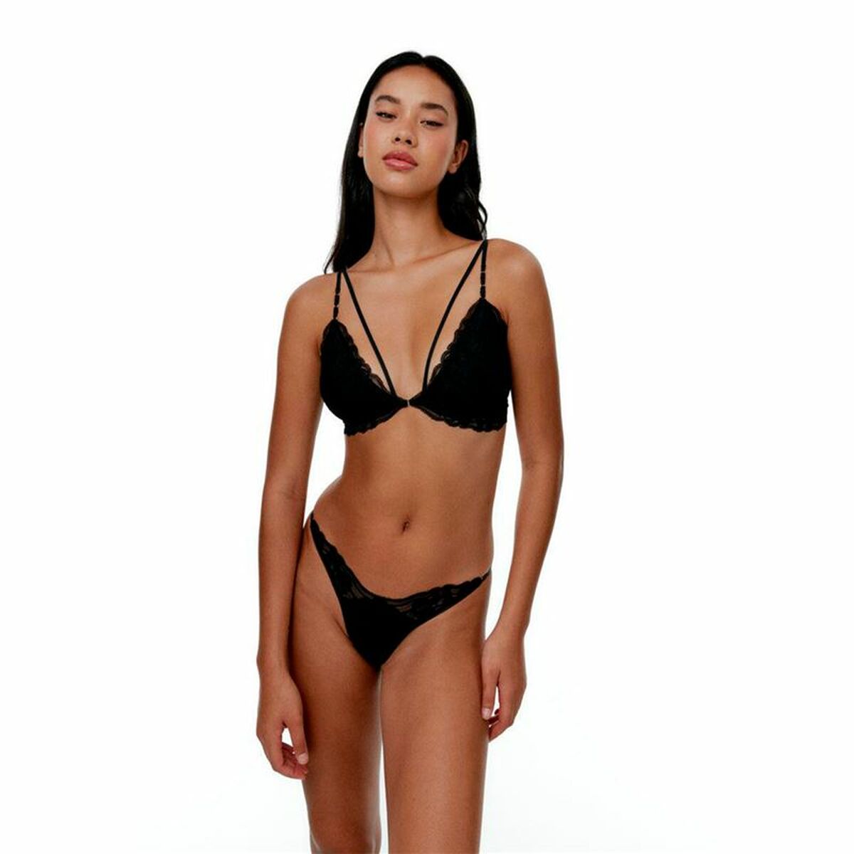 Bikini Black Limba Triangular Mojave Noir