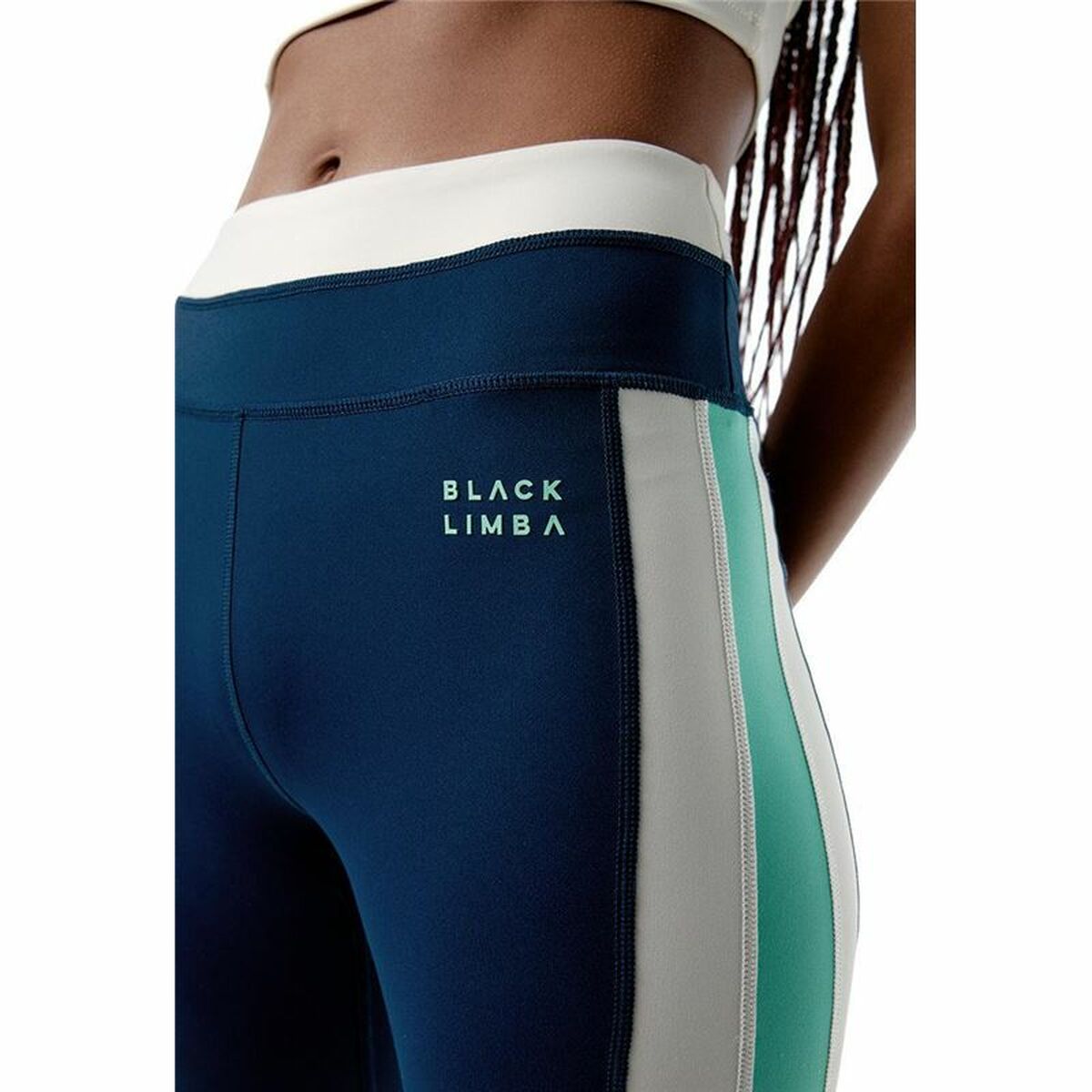 Sportleggings voor Dames Black Limba Synergyfit Blauw