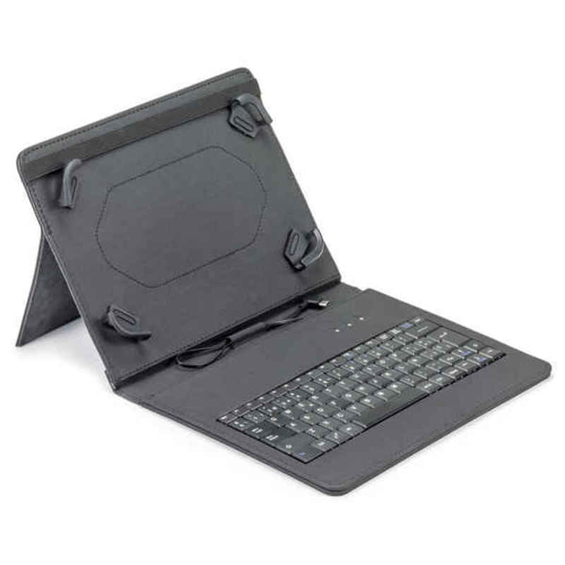 Bluetooth-tastatur med støtte for tablet Maillon Technologique URBAN LOVE 9.7"-10.2" Svart