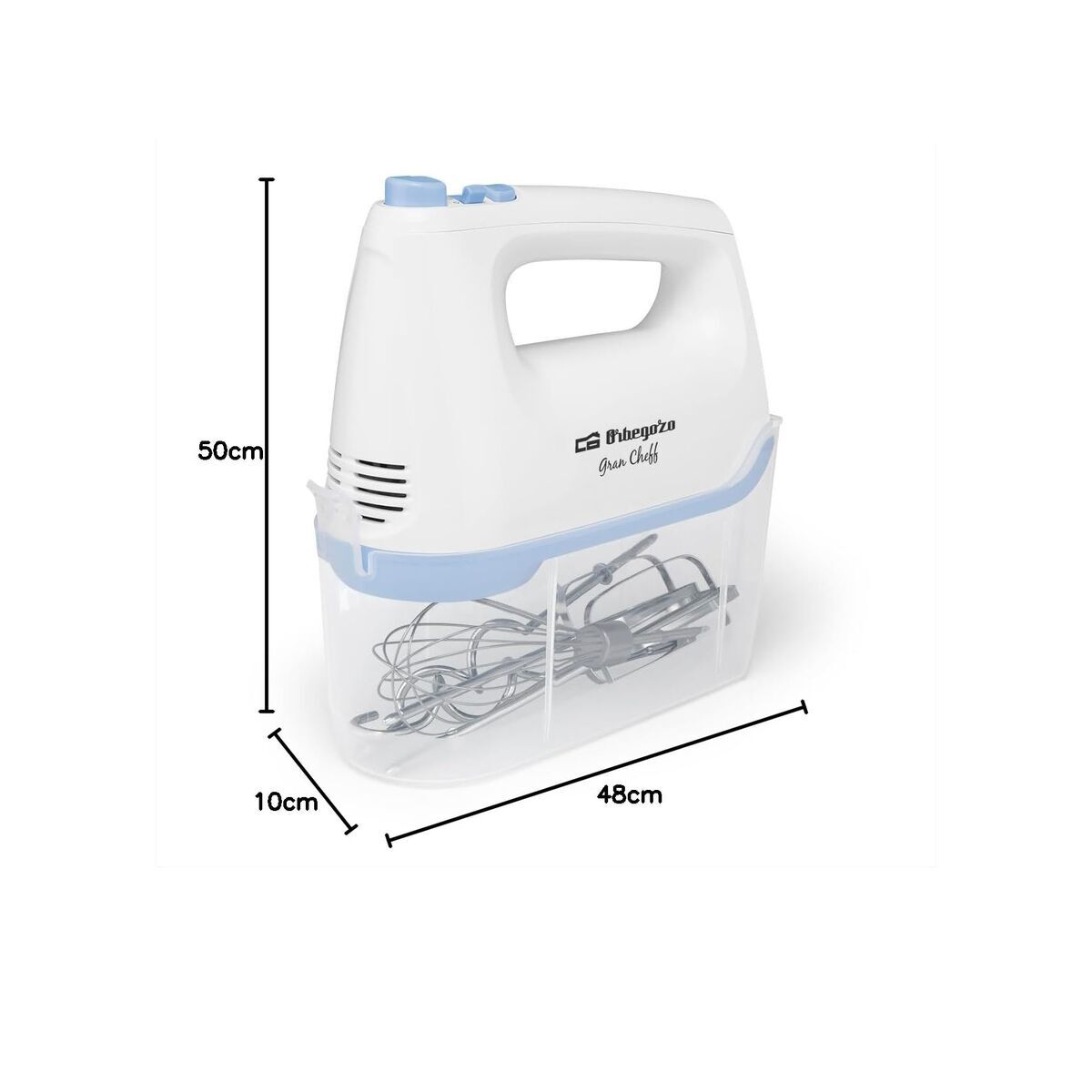 Blender/pastry Mixer Orbegozo BA 3250 White 300 W 1 L