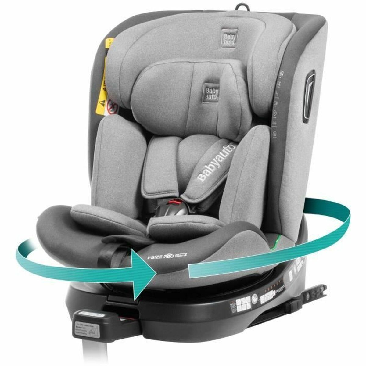 Image secondaire de Siège de Voiture Babyauto Anthracite 0 (de 0 a 10 kilos) I (9 - 18 kg) II (15-25 kg) III (22 - 36 kg) Enfant ECE R129