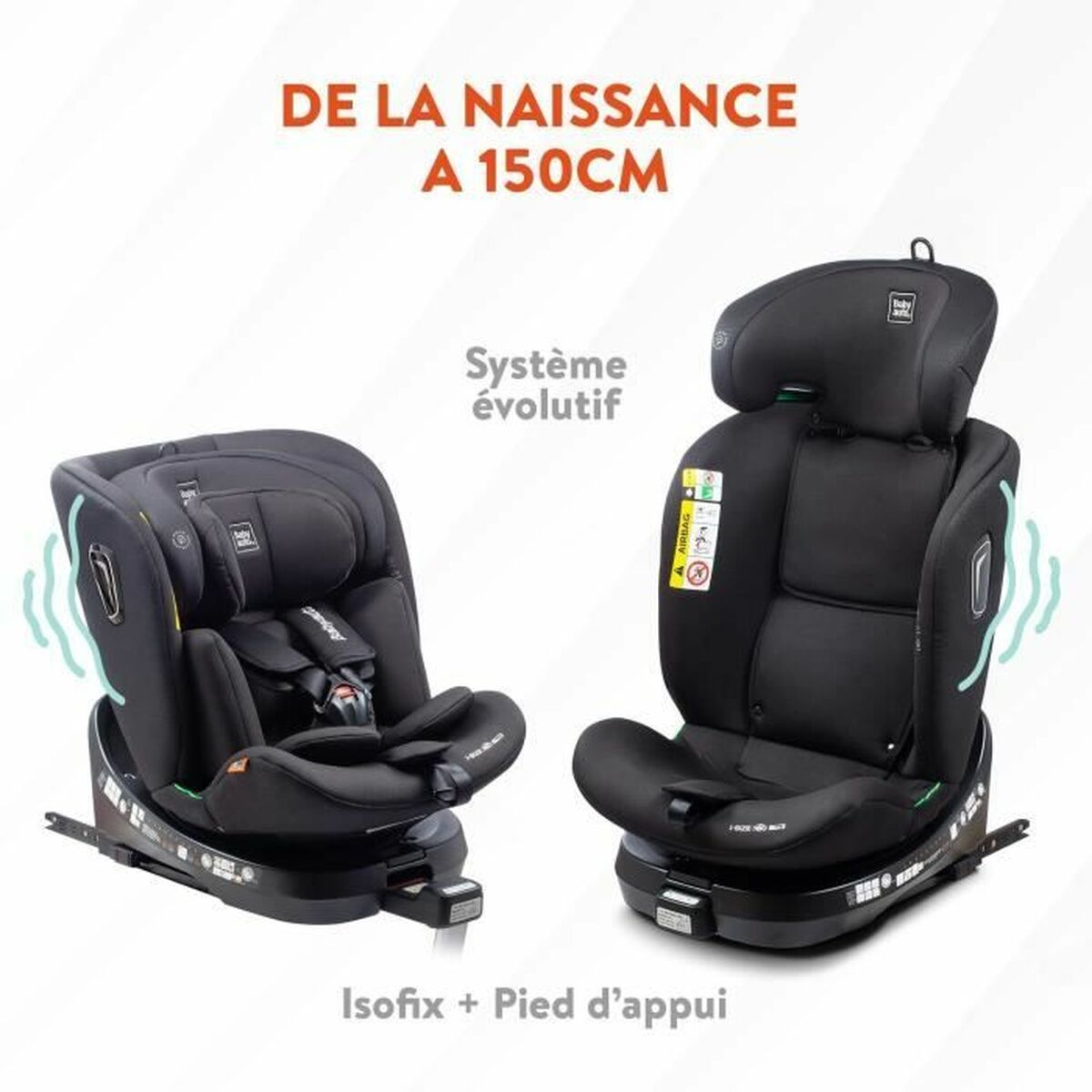 Autostoeltje Babyauto Antraciet 0 (de 0 a 10 kilos) I (9 - 18 kg) II (15-25 kg) III (22 - 36 kg) Kinderen ECE R129