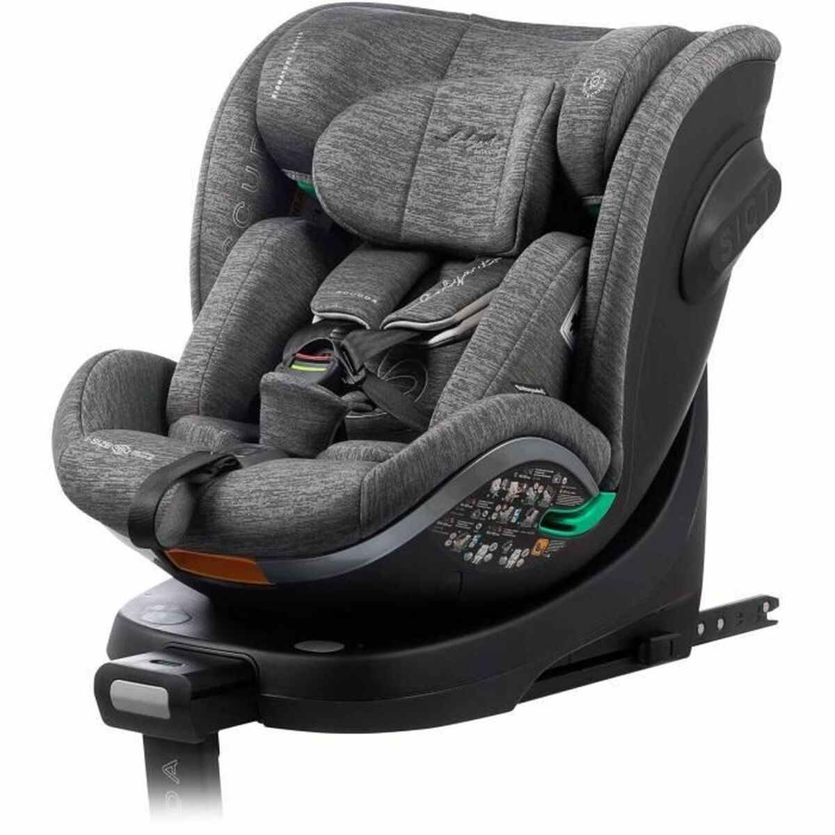Καθίσματα αυτοκινήτου Babyauto SCUDDA GREY DOBBY Γκρι 0 (de 0 a 10 kilos) 0+ (de 0 a 13 kilos) I (9 - 18 kg) II (15-25 kg) III (