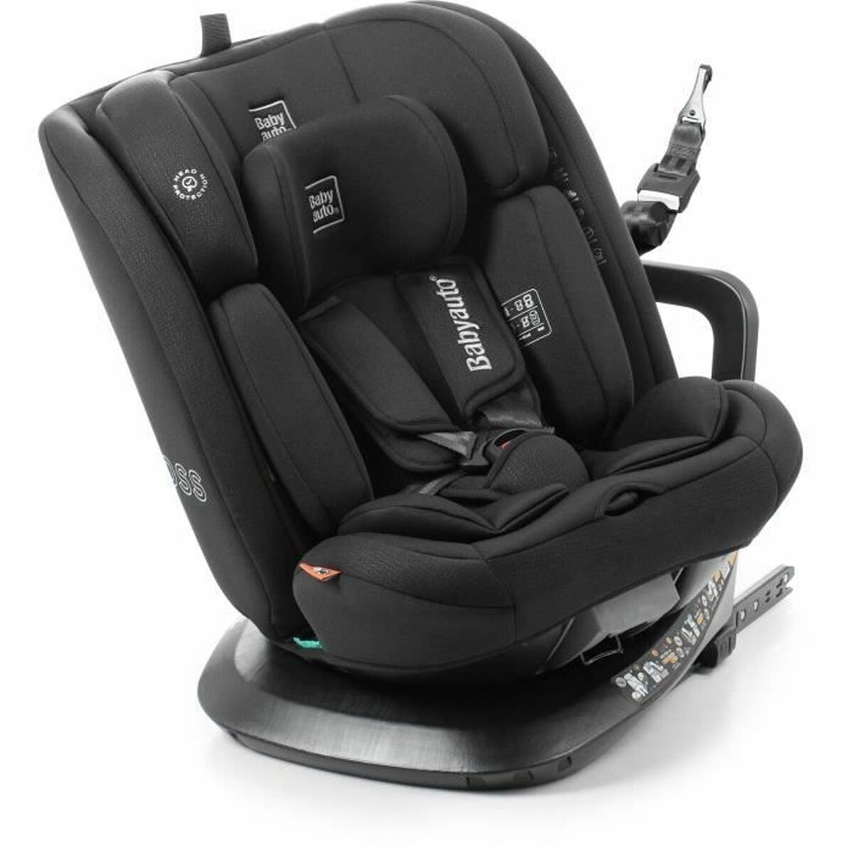 Autostoeltje Babyauto ACROSS Zwart 0 (de 0 a 10 kilos) I (9 - 18 kg) II (15-25 kg) III (22 - 36 kg) Kinderen ECE R129/04