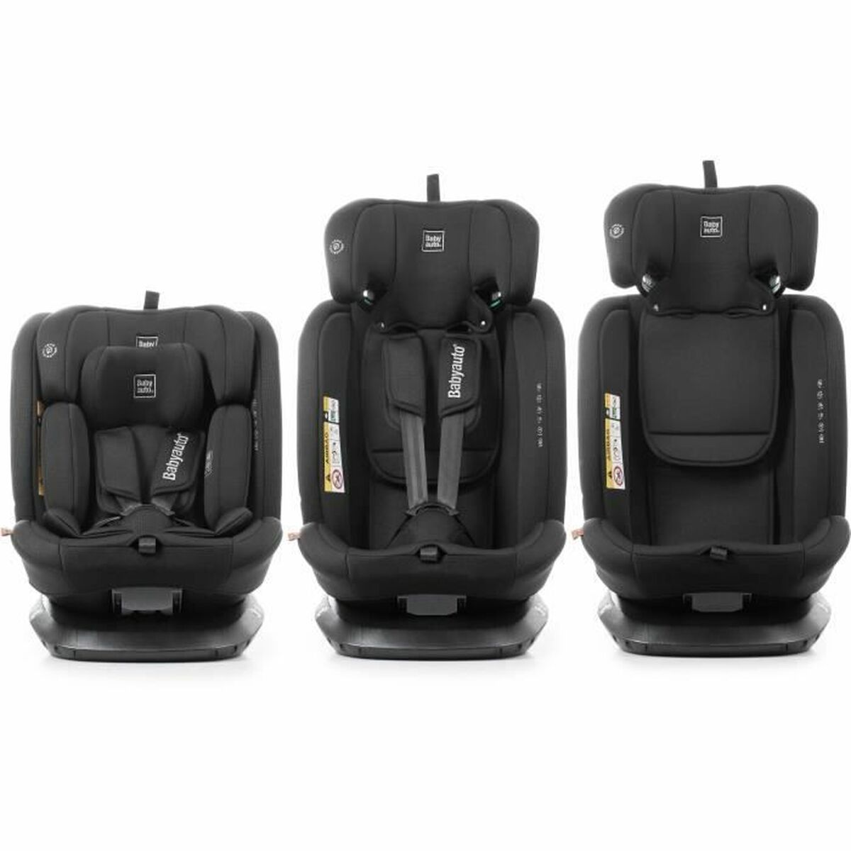 Autostoeltje Babyauto ACROSS Zwart 0 (de 0 a 10 kilos) I (9 - 18 kg) II (15-25 kg) III (22 - 36 kg) Kinderen ECE R129/04