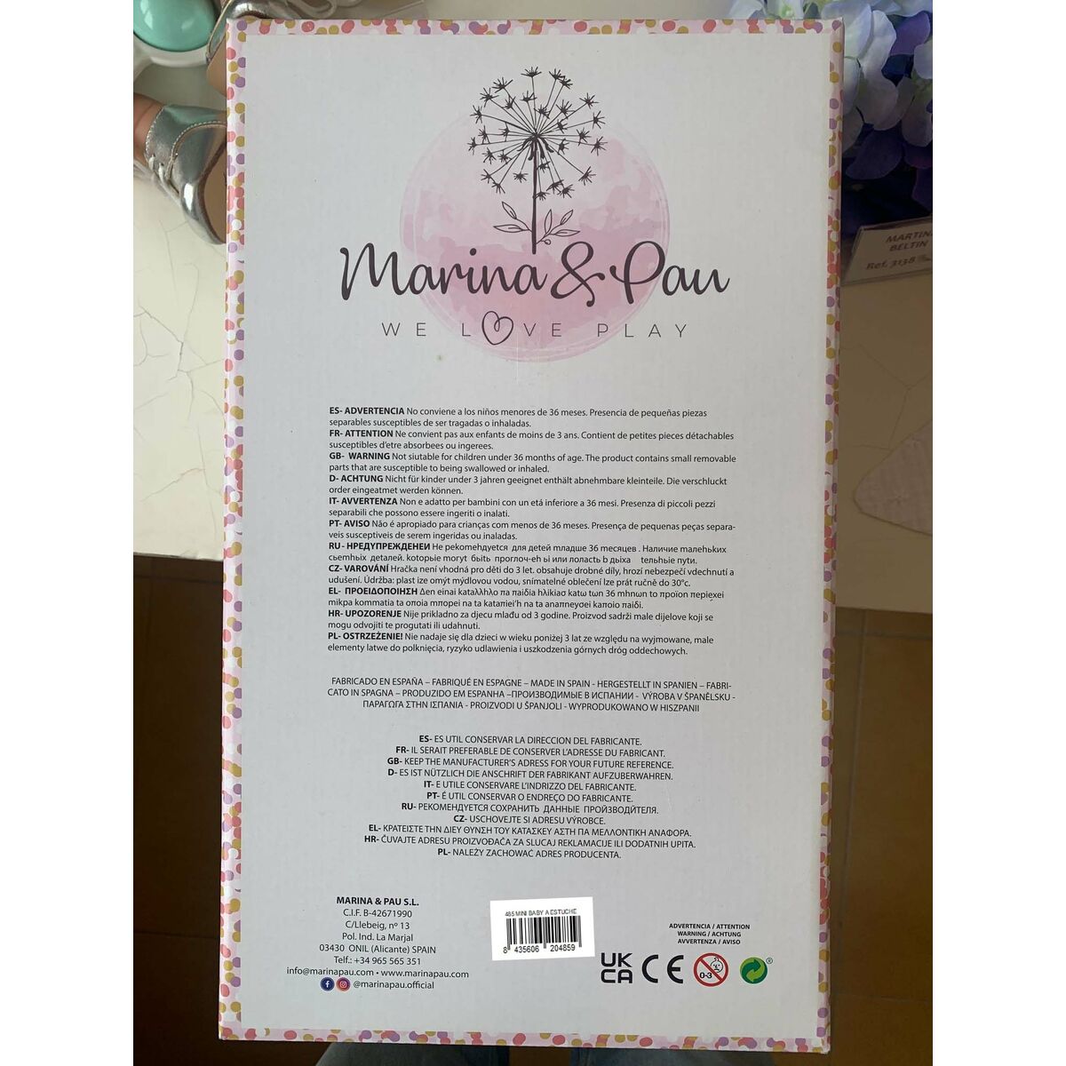 Baby Doll Marina & Pau 38 cm