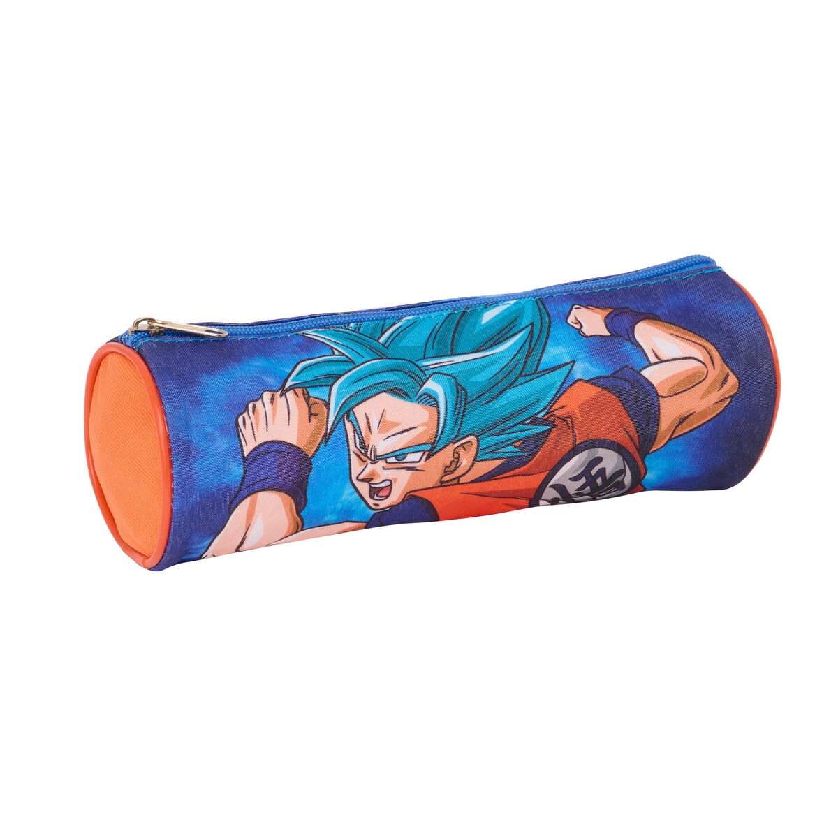Trousse d'écolier cylindrique Dragon Ball Bleu Orange 23 x 8 x 8 cm