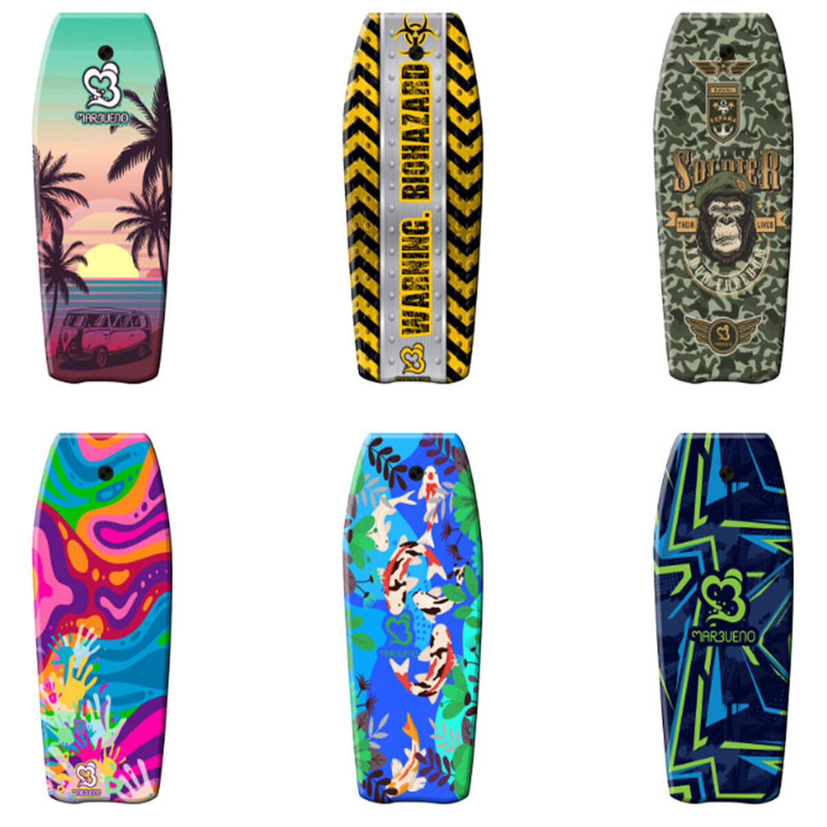 BodyBoard Marbueno Multicolour 5 x 104 x 50 cm