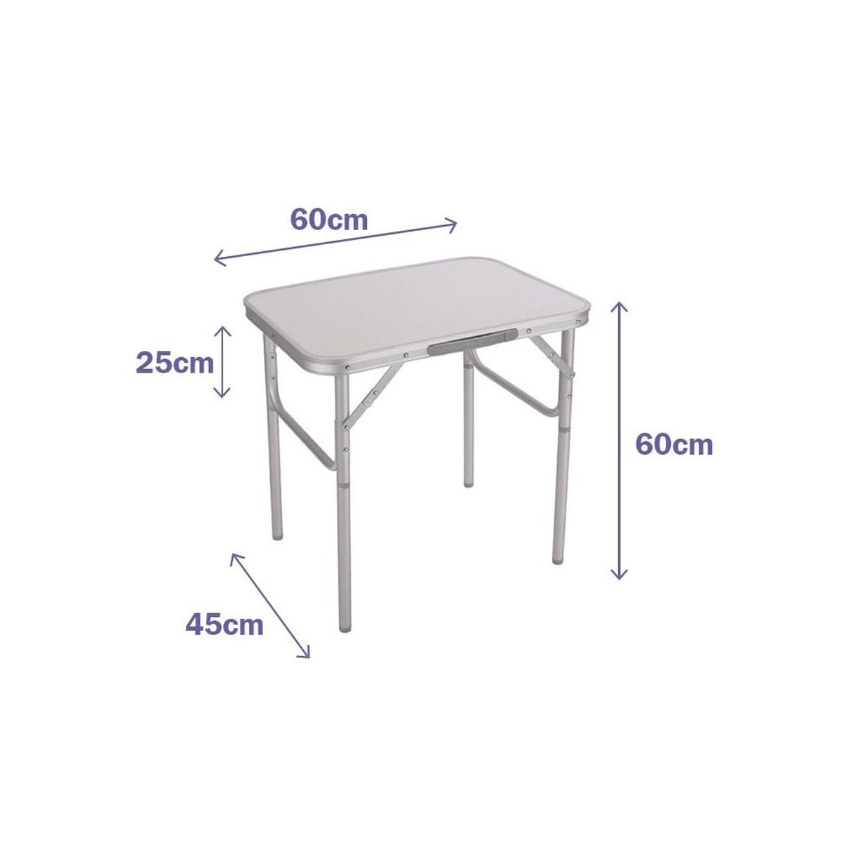 Vouwtafel Marbueno Wit 60 x 60 x 45 cm
